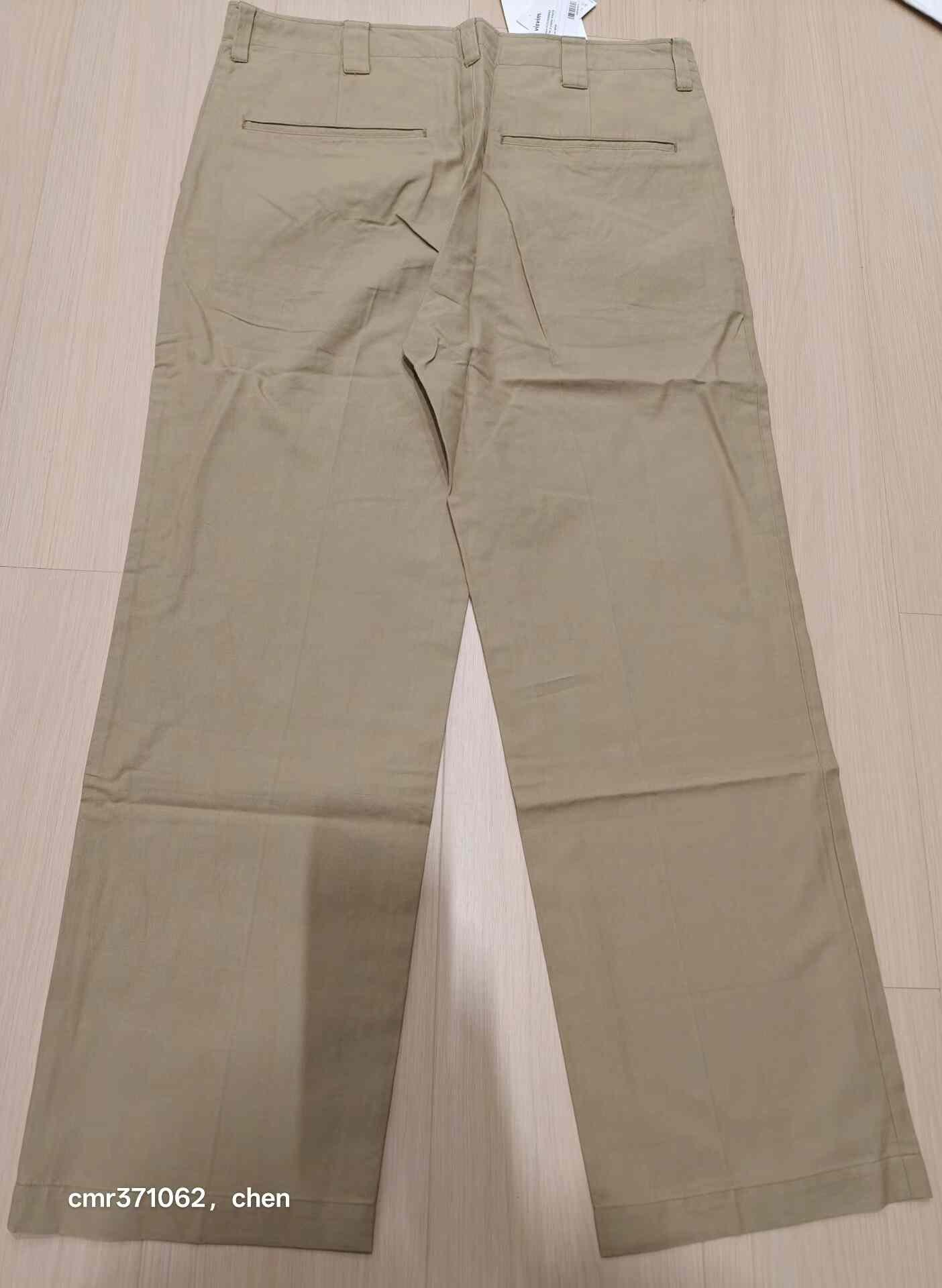 VISVIM 23SS FIELD CHINO PANTS — label