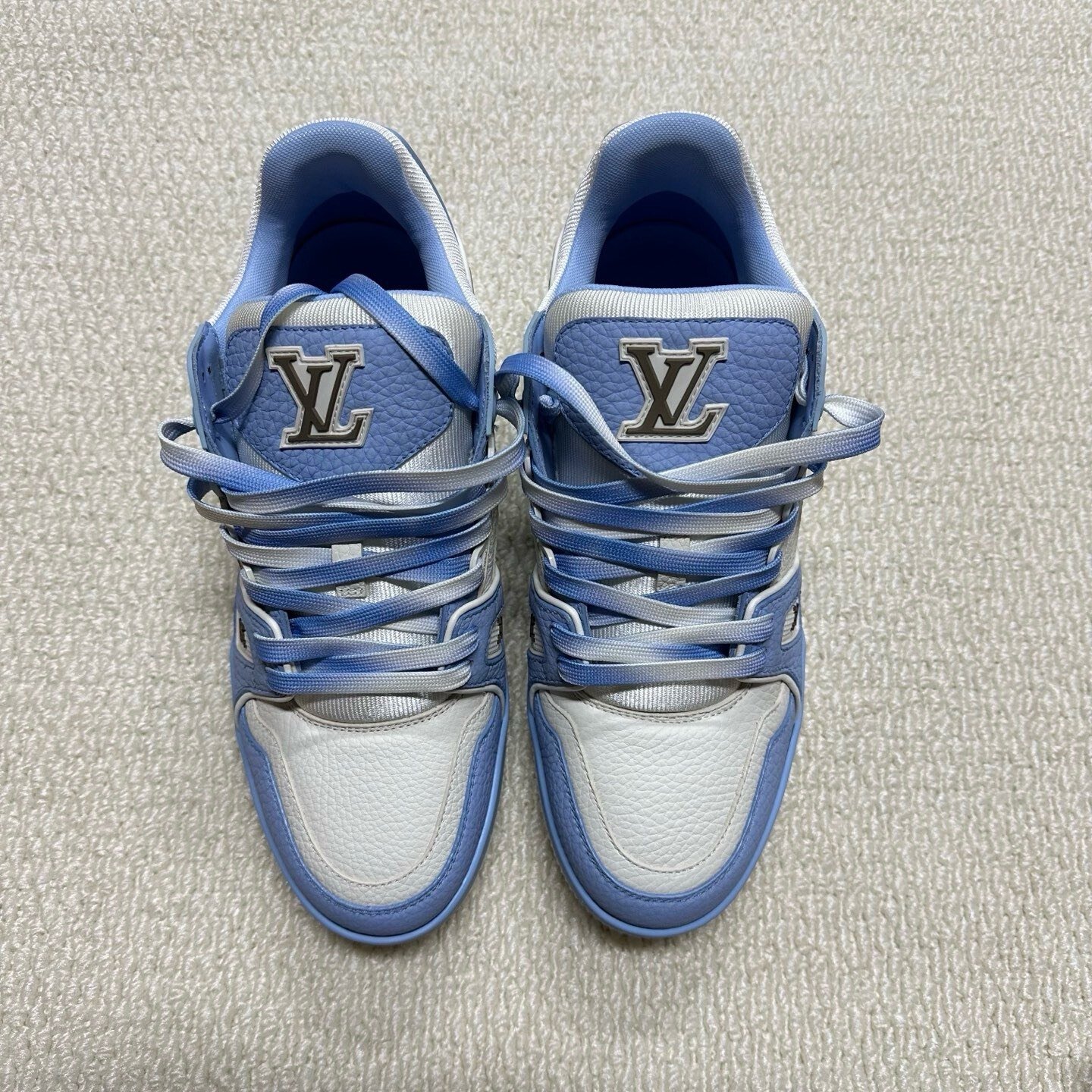 Louis Vuitton LV Trainer Navy Low-Top Sneakers
