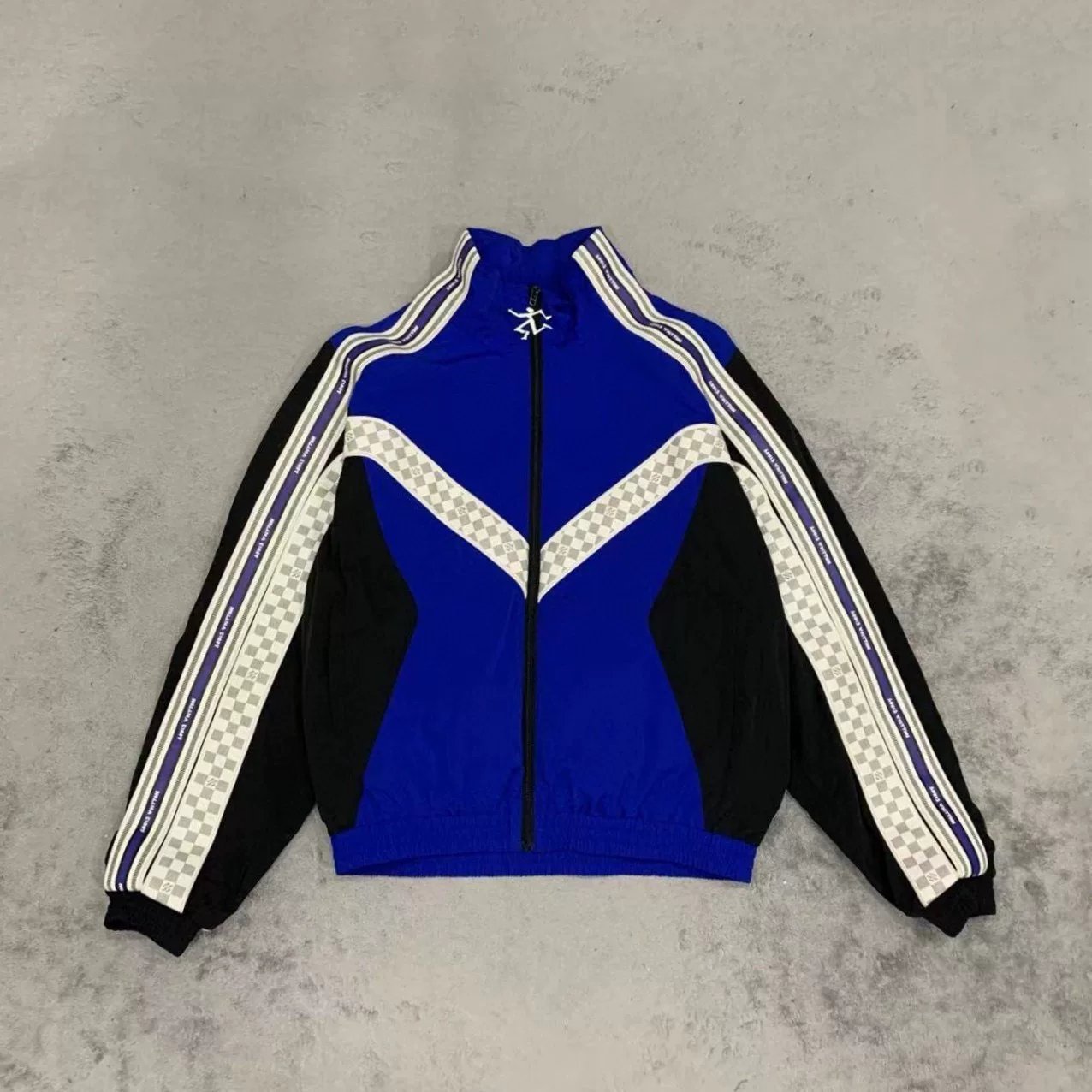 Louis Vuitton Striped Checkerboard Jacket