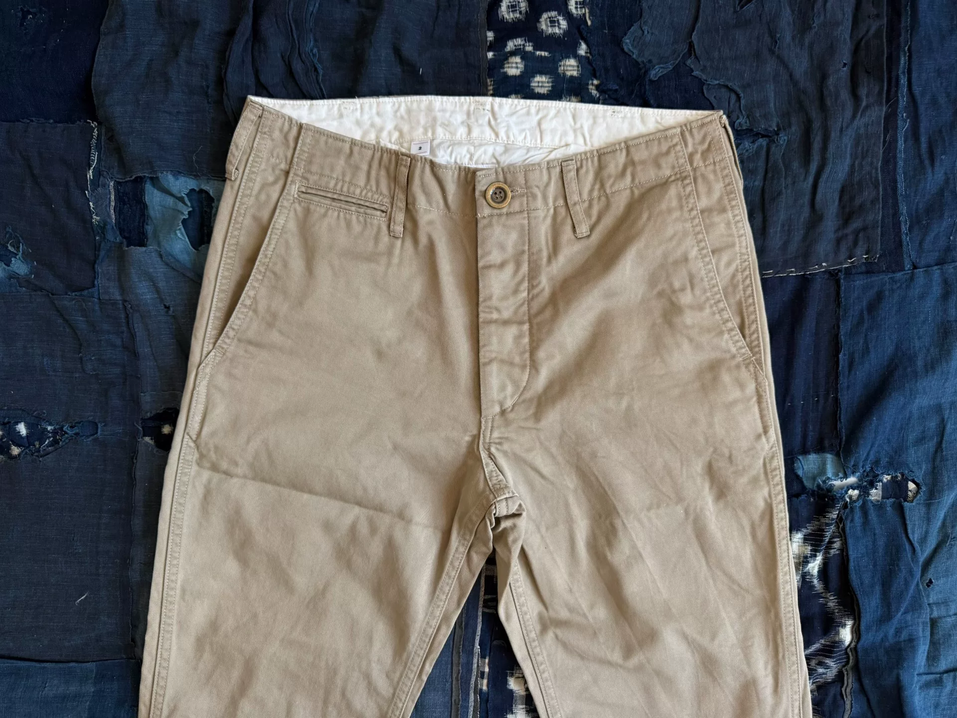 VISVIM 20SS Washed Chino Pants — detail