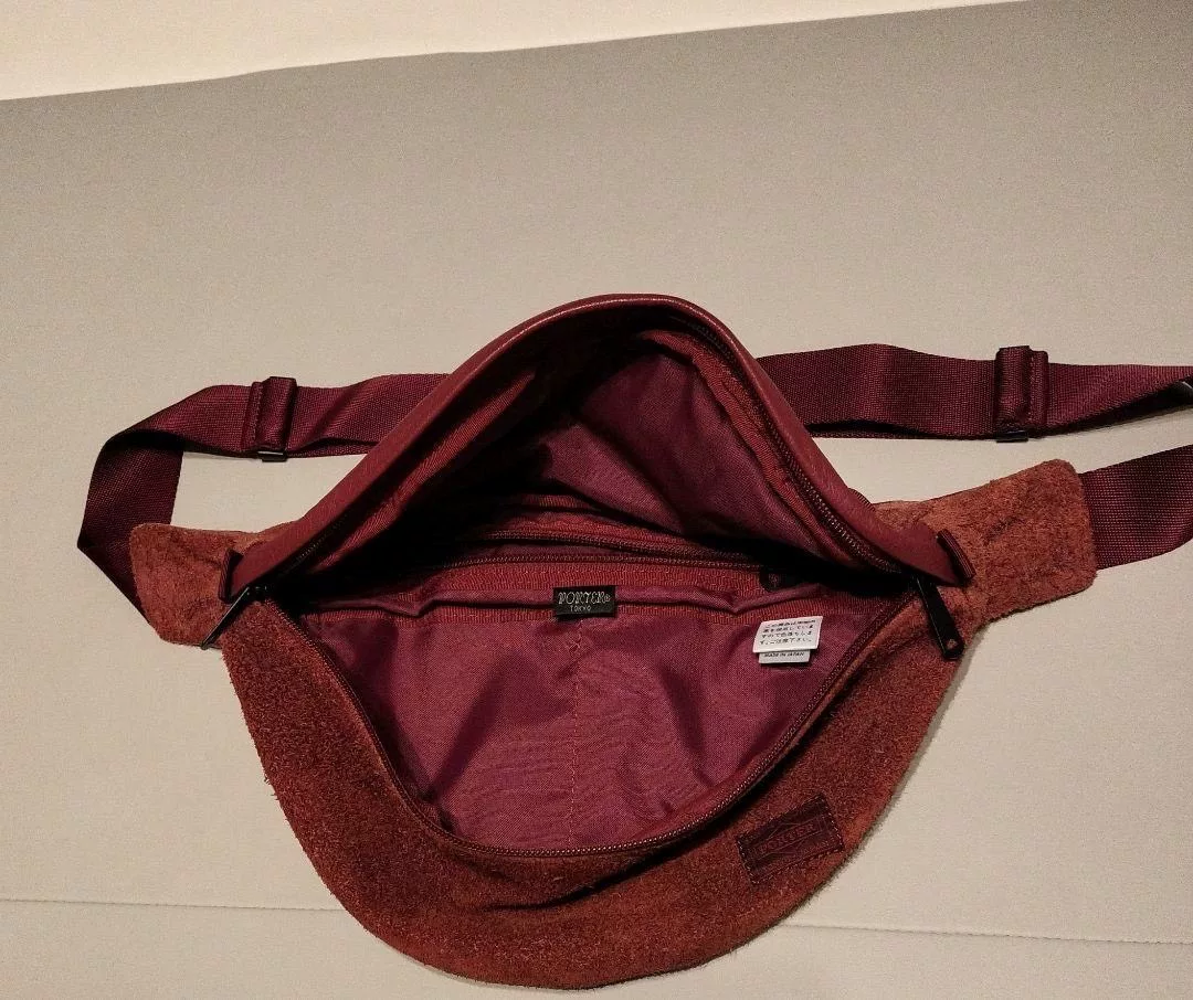 Porter Wine Red Fanny/Chest Bag — detail