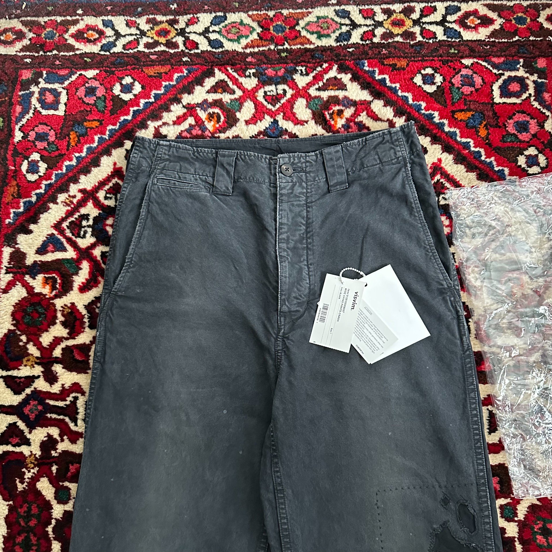 VISVIM 25SS Wide Chino Crash Pants — back