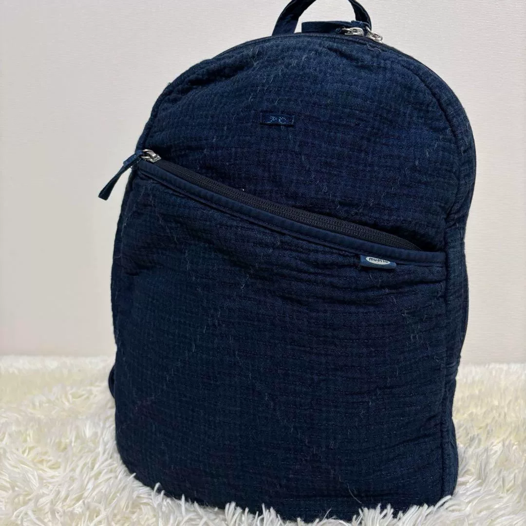 Porter Classic Indigo Dyed Sashiko Backpack