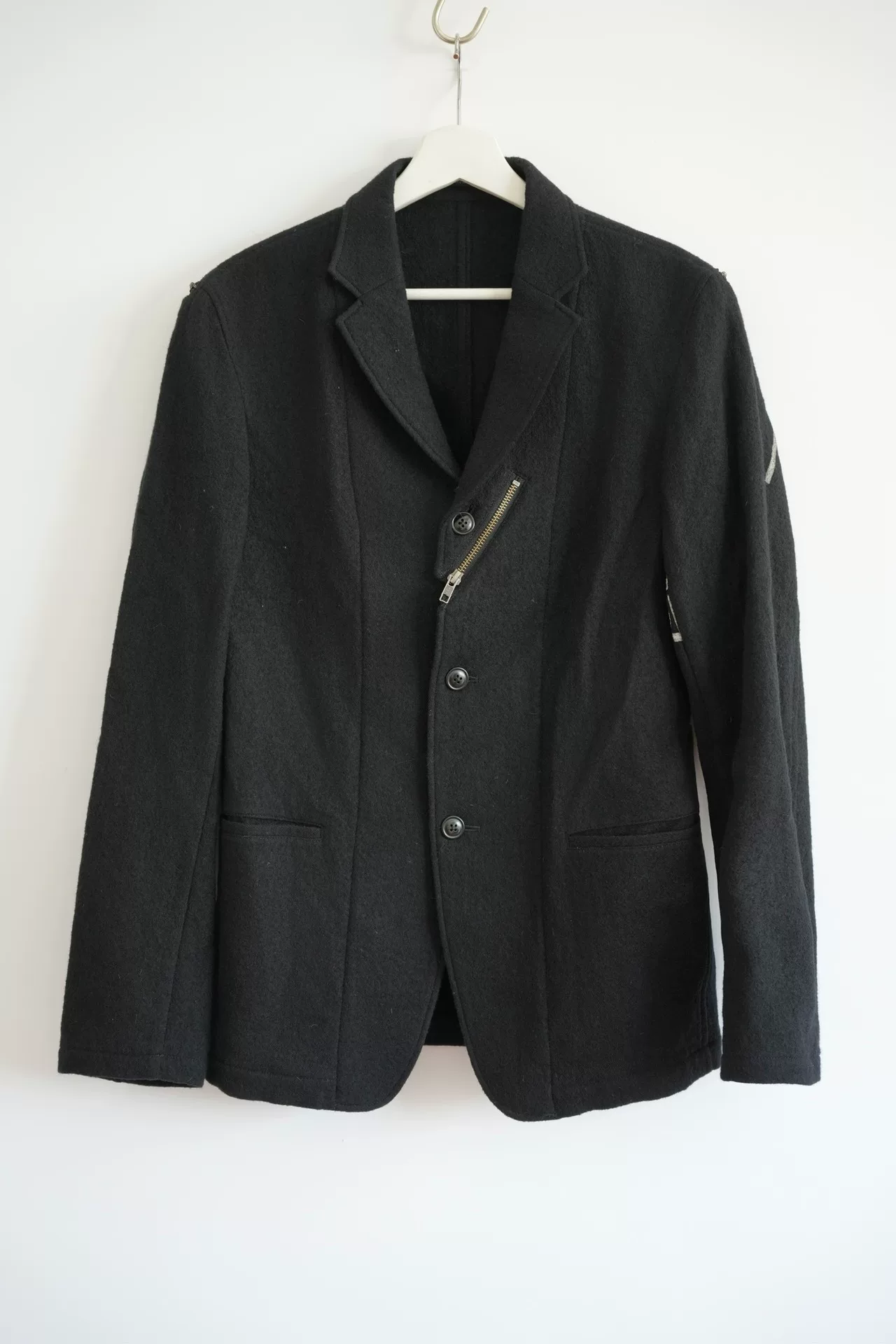 Yohji Yamamoto 15AW Letter Zip Suit