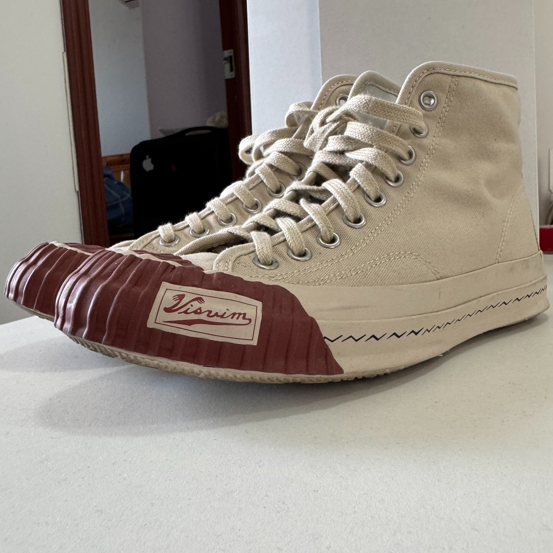 VISVIM 25AW SKAGWAY HI ALTA Canvas Shoes 8.5 — front