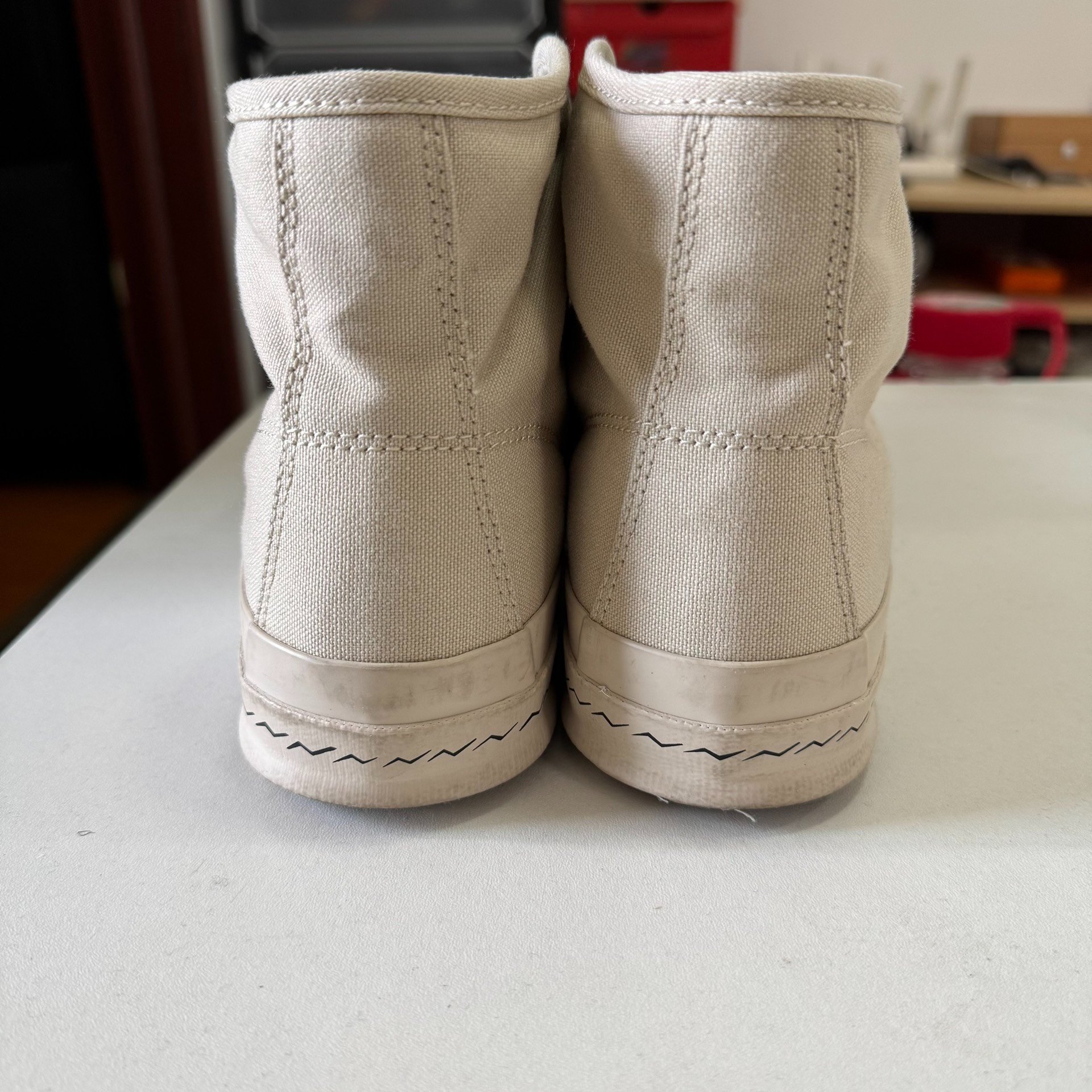 VISVIM 25AW SKAGWAY HI ALTA Canvas Shoes 8.5 — back