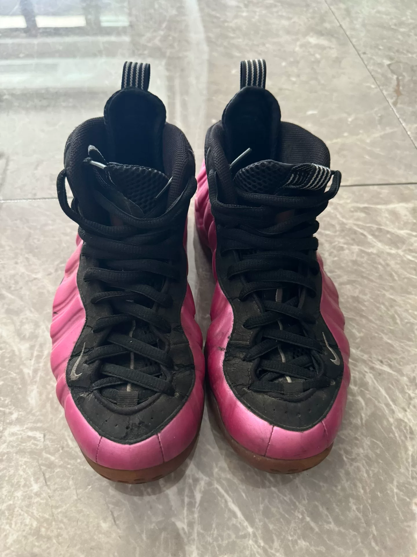 Nike Pink Foamposite Original Size 41 — front
