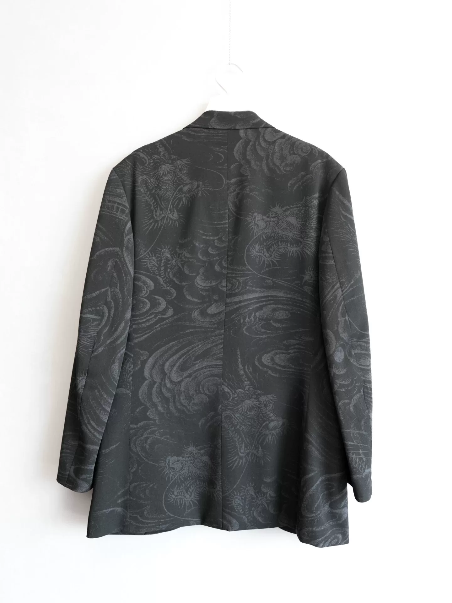 Yohji Yamamoto 22AW Dragon Discharge Jacket — front