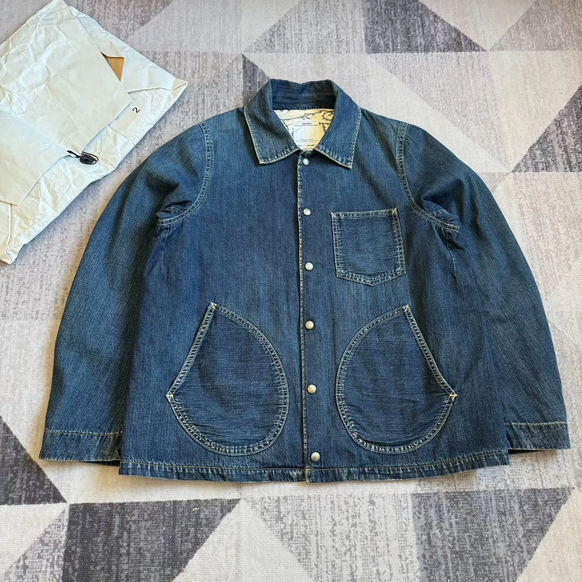 VISVIM 18SS Outland Damaged Denim Jacket