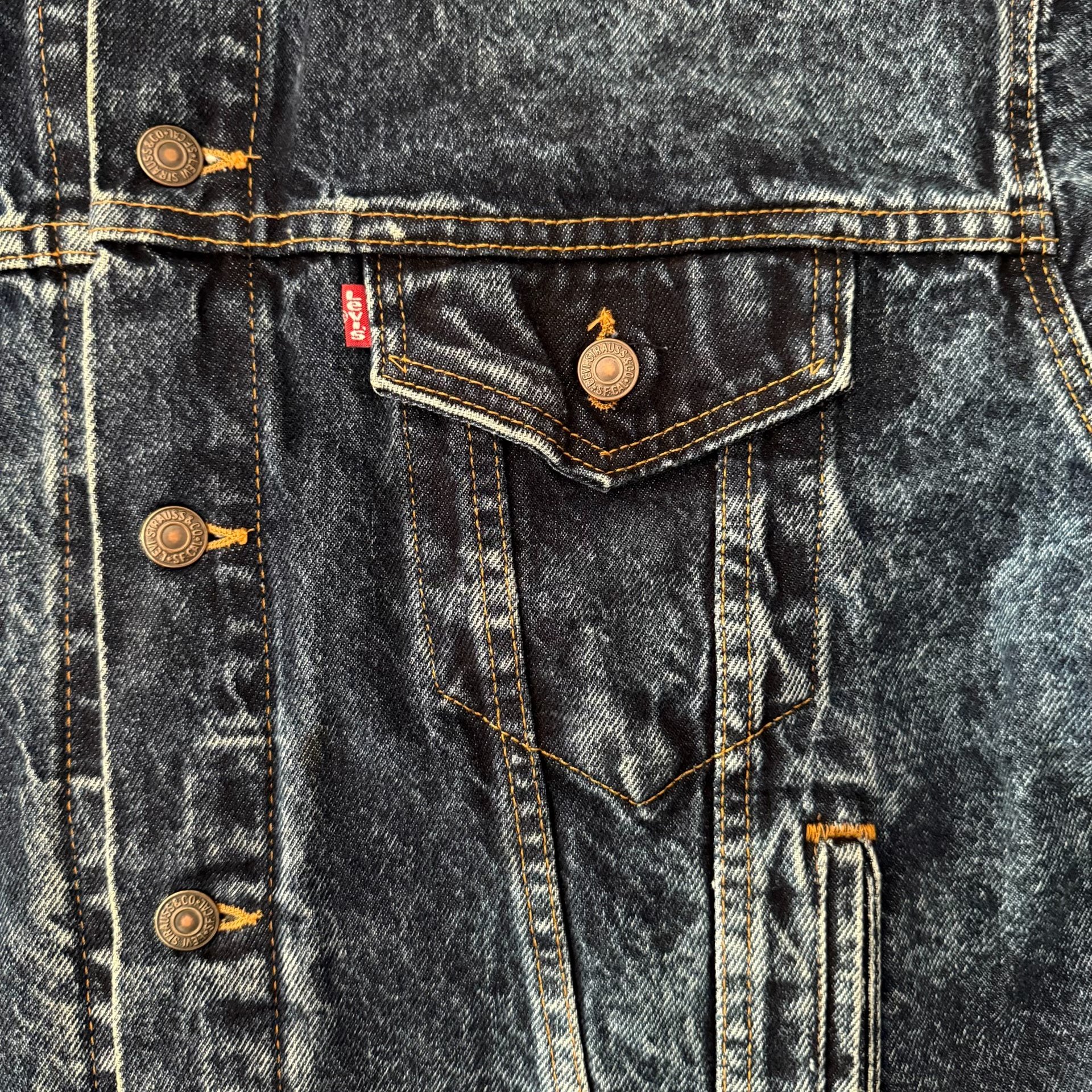 Levi's LVC70507 American Washed Denim Jacket — back