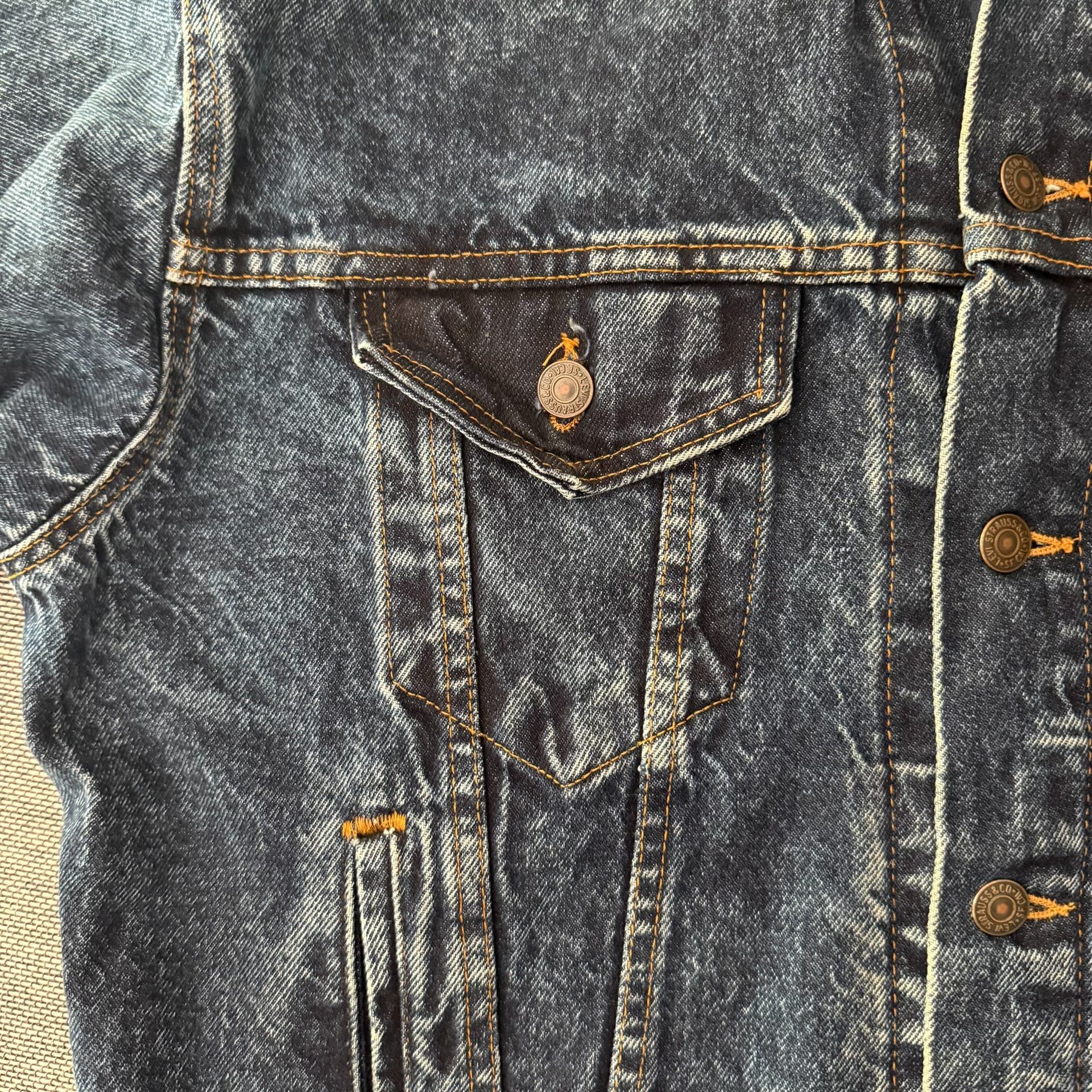Levi's LVC70507 American Washed Denim Jacket — label
