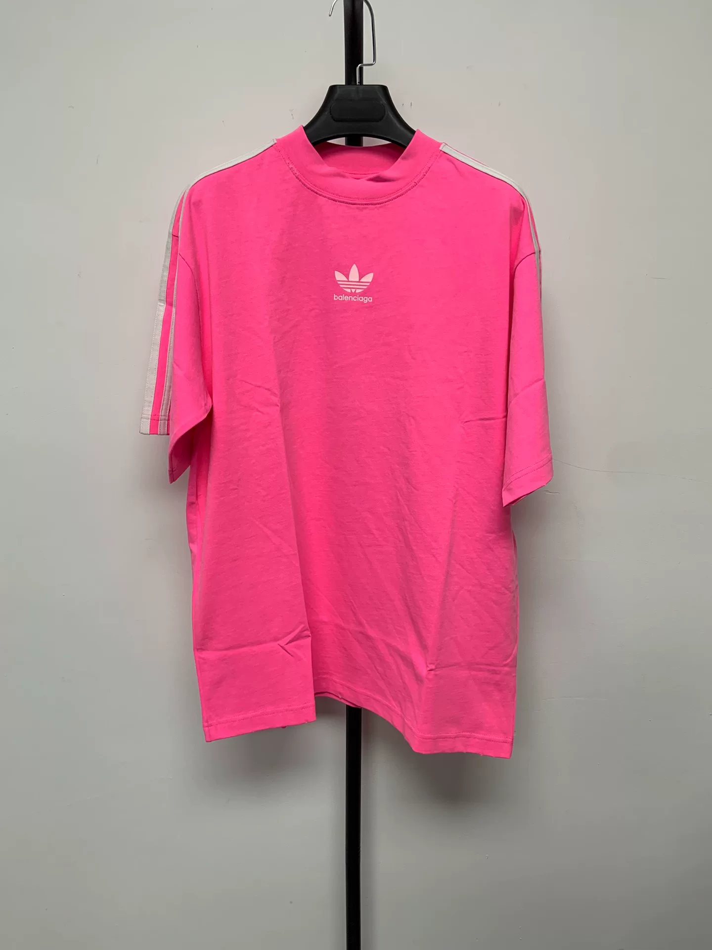Balenciaga x adidas Striped Logo T-Shirt