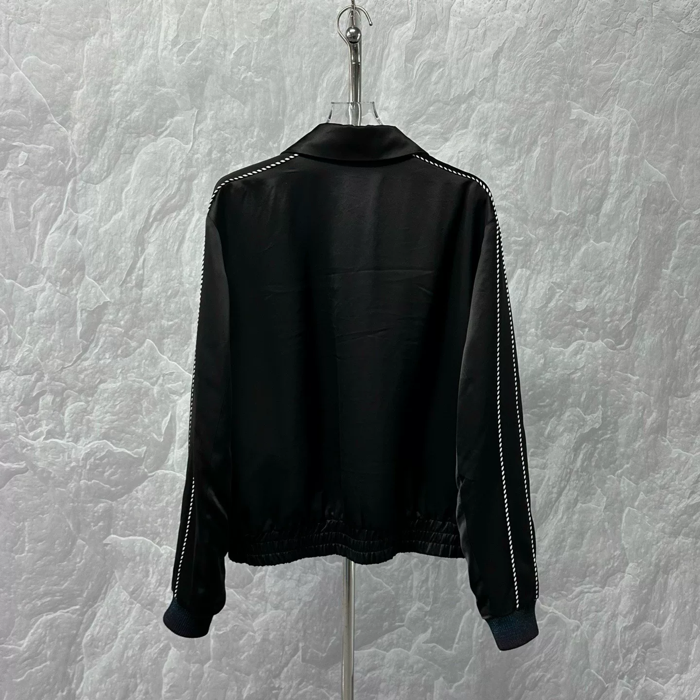 Louis Vuitton FW25 Silk Rhinestone Jacket — back