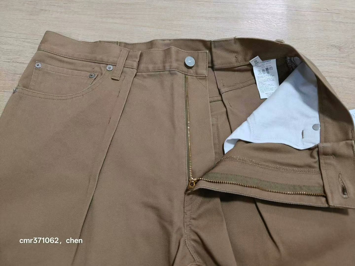 visvim 18AW Muir Pleated Pants — detail