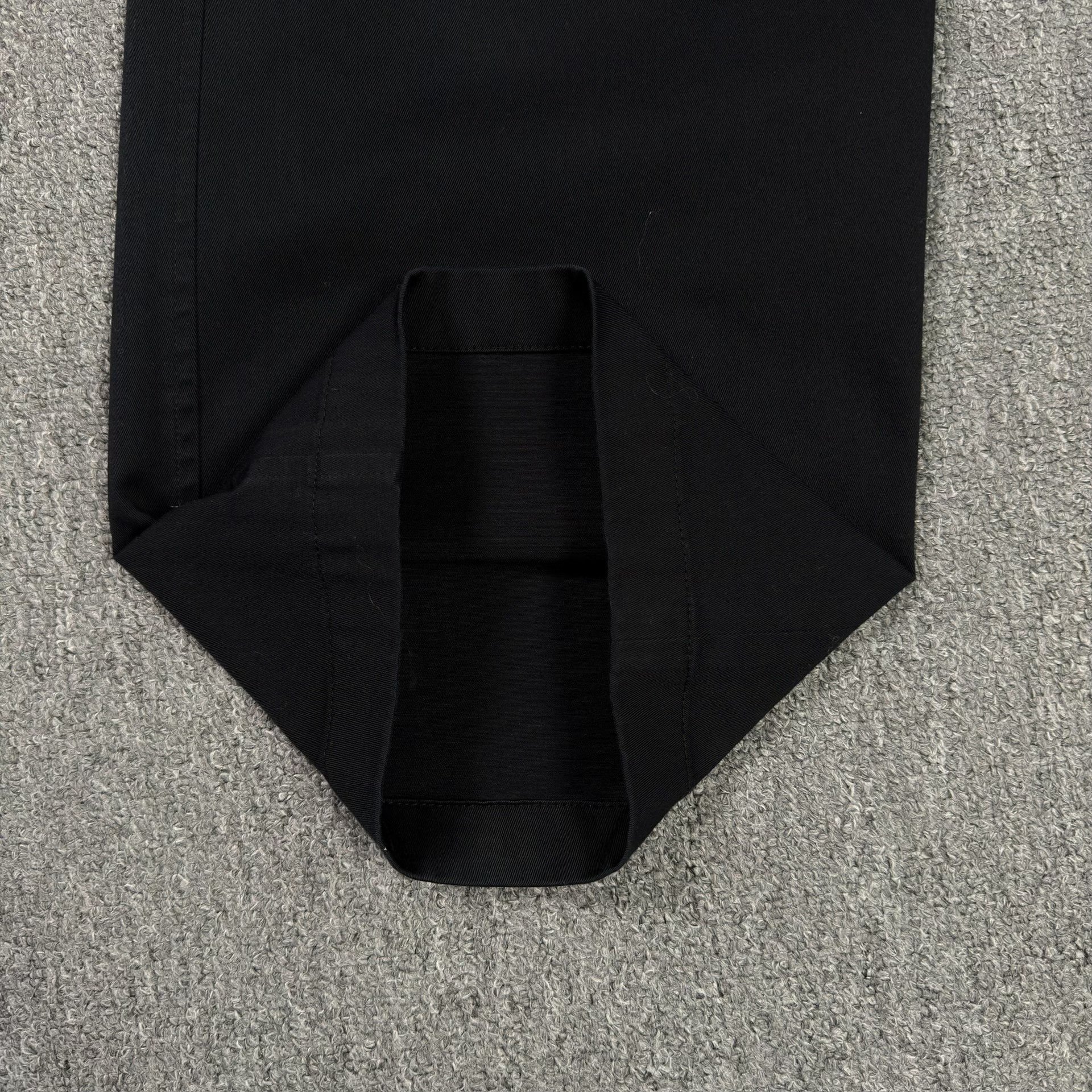 LV Monogram Flocked Cargo Pants — label