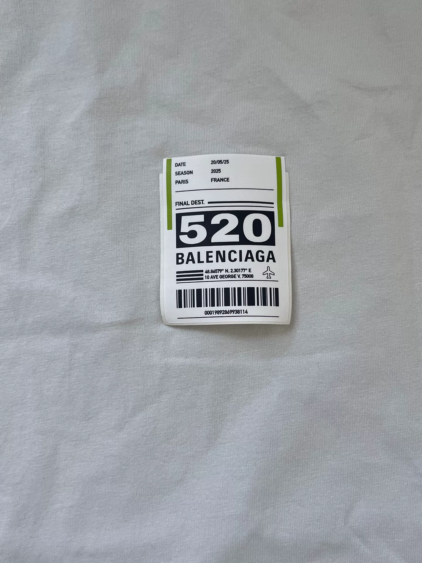 Balenciaga Valentine's Limited Logo Print T-shirt — detail