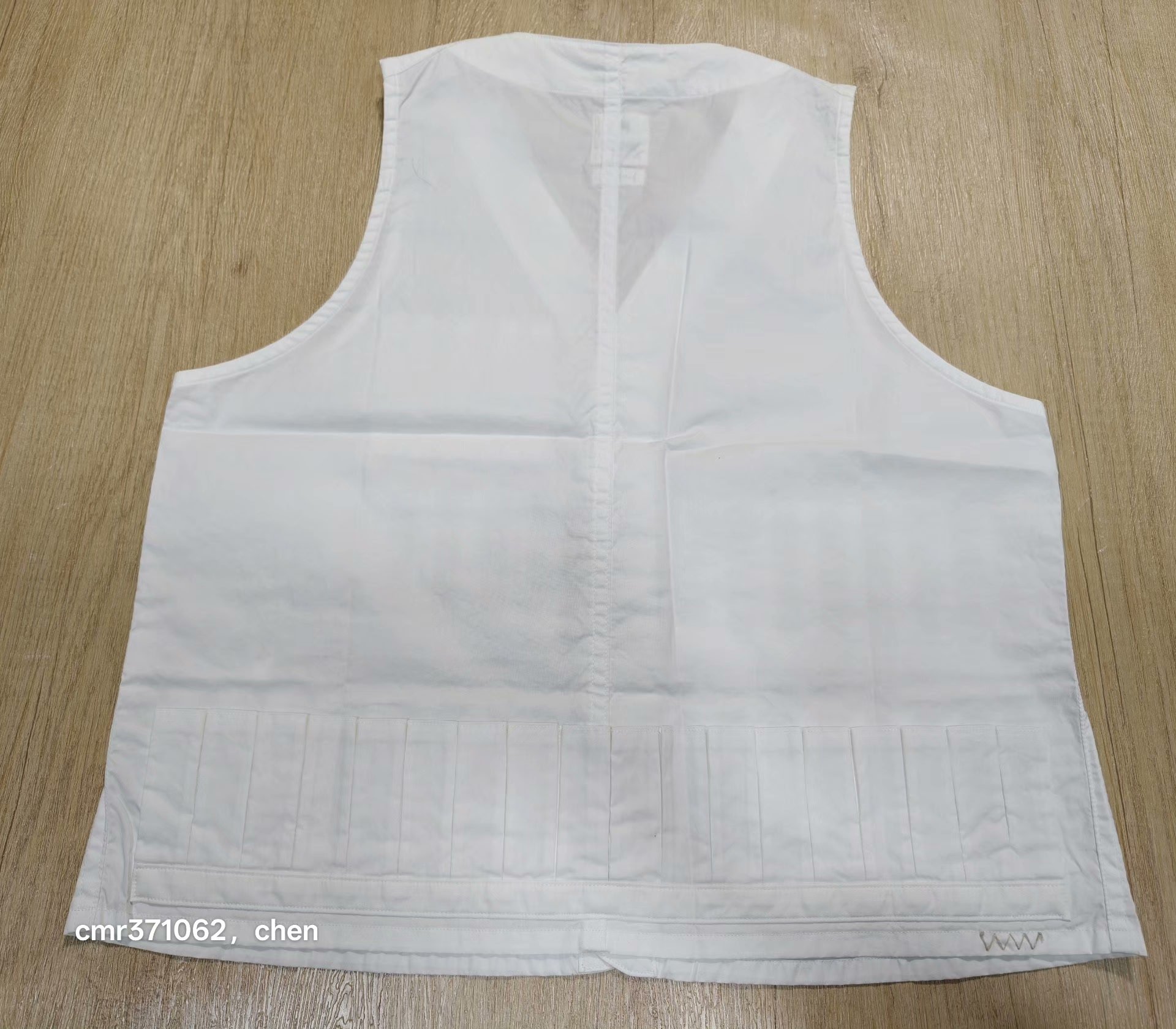 visvim 20ss wmv ketchum cropped vest — back