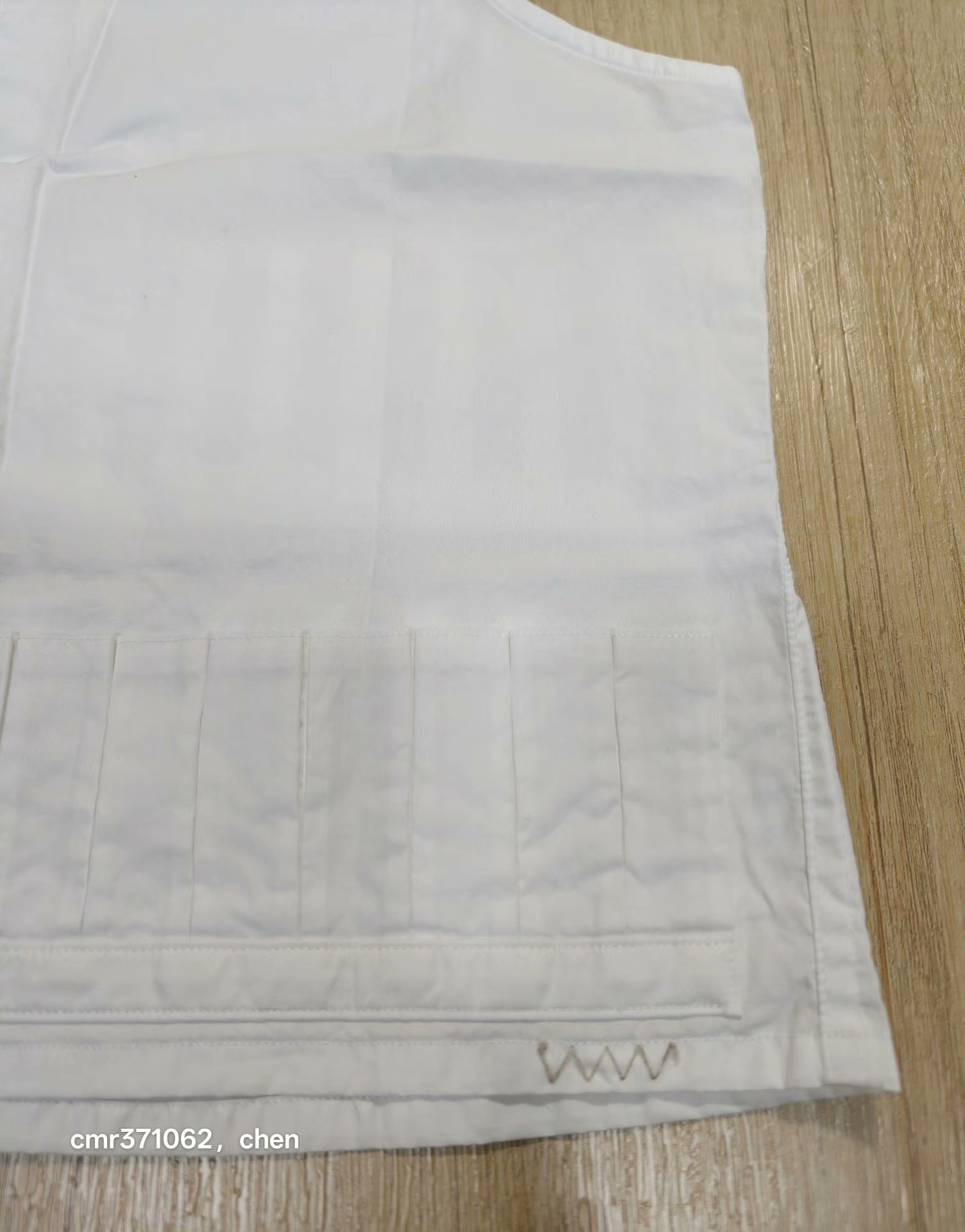 visvim 20ss wmv ketchum cropped vest — label