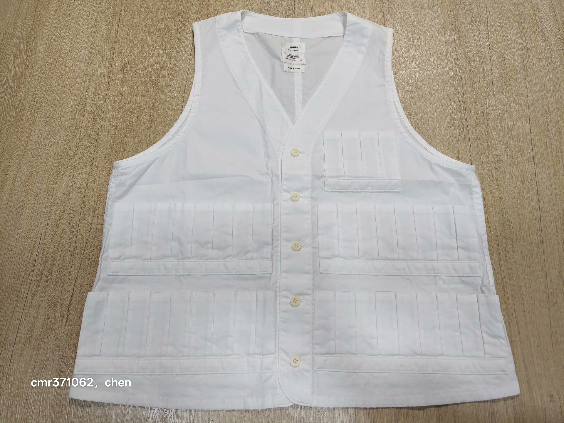visvim 20ss wmv ketchum cropped vest