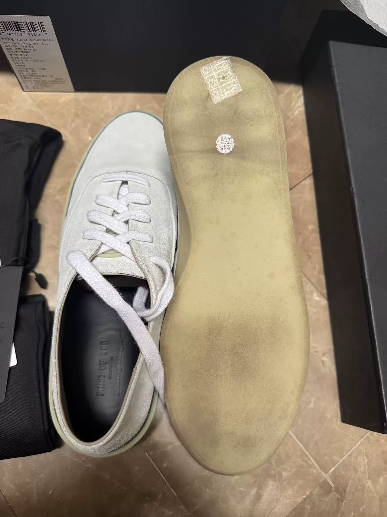 Fear of God x Ermenegildo Zegna Leather Shoes — front