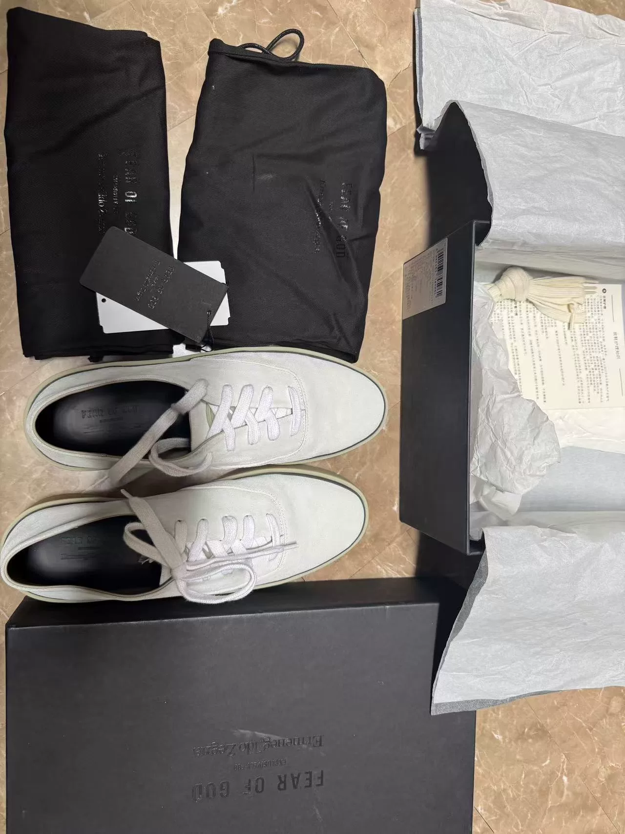 Fear of God x Ermenegildo Zegna Leather Shoes