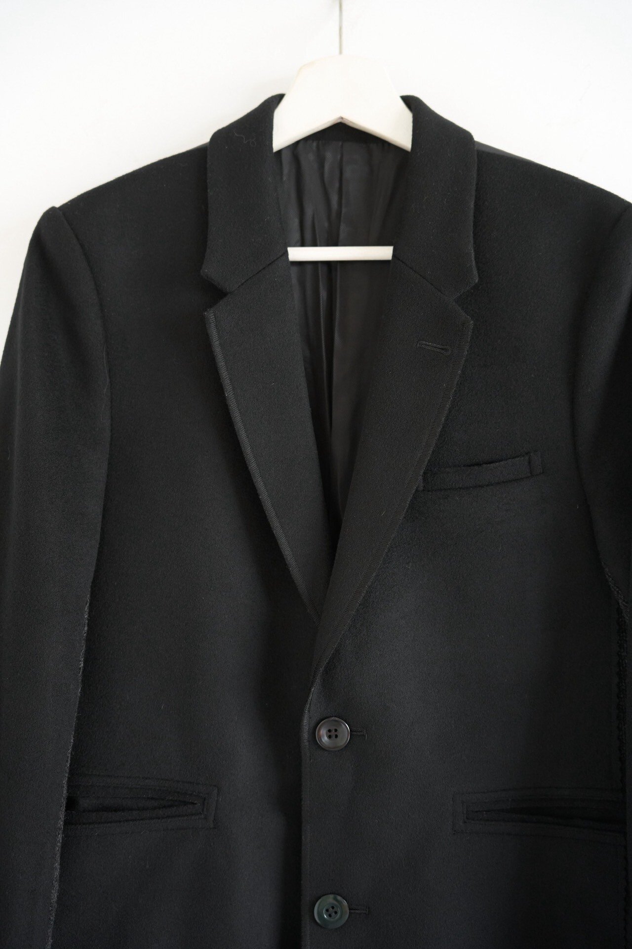 Undercover 16AW Quilted Panel Coat — detail
