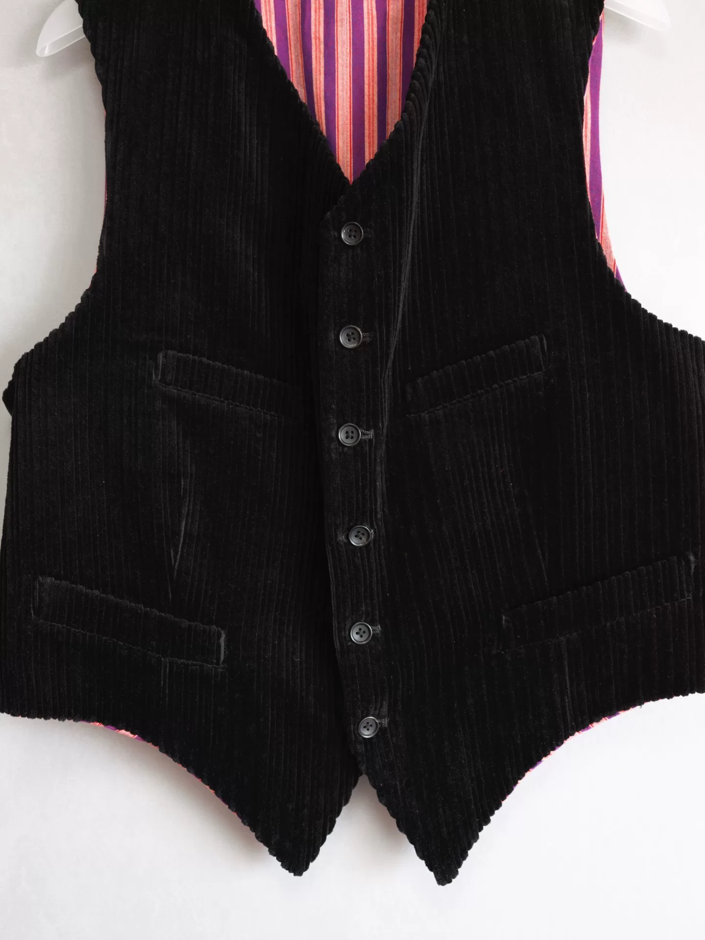 Yohji Yamamoto 22AW Corduroy Vest — label