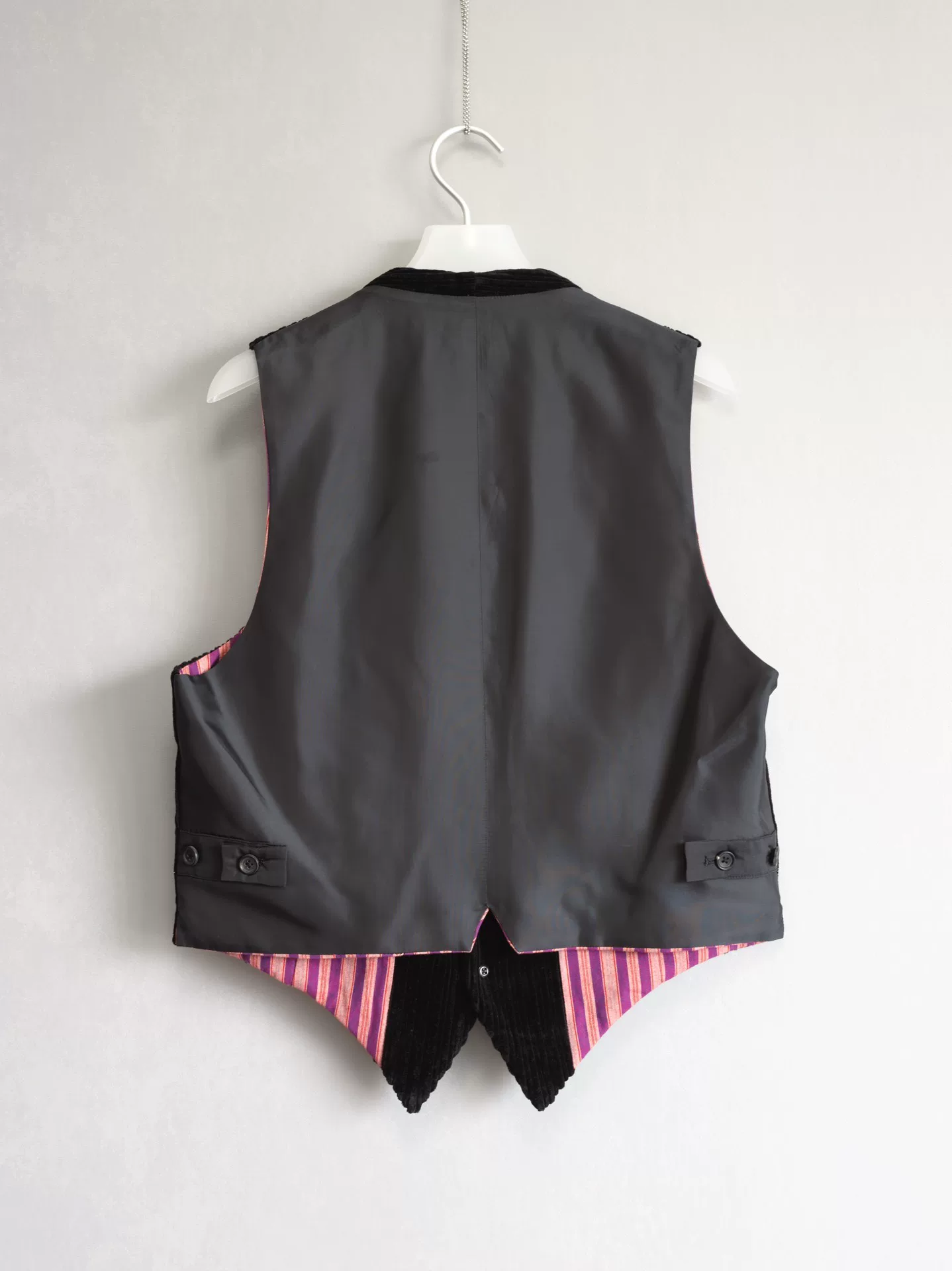 Yohji Yamamoto 22AW Corduroy Vest — detail