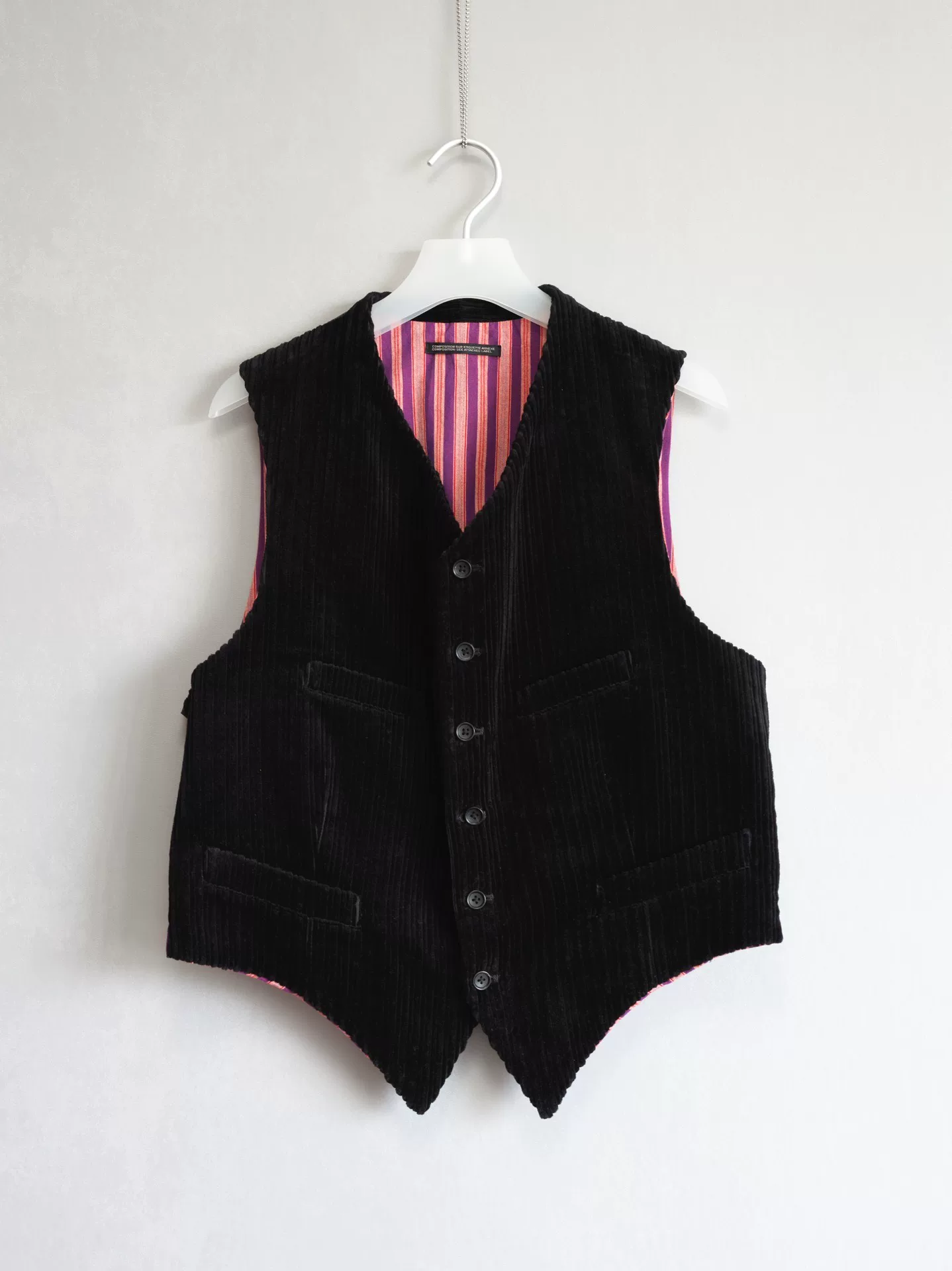 Yohji Yamamoto 22AW Corduroy Vest