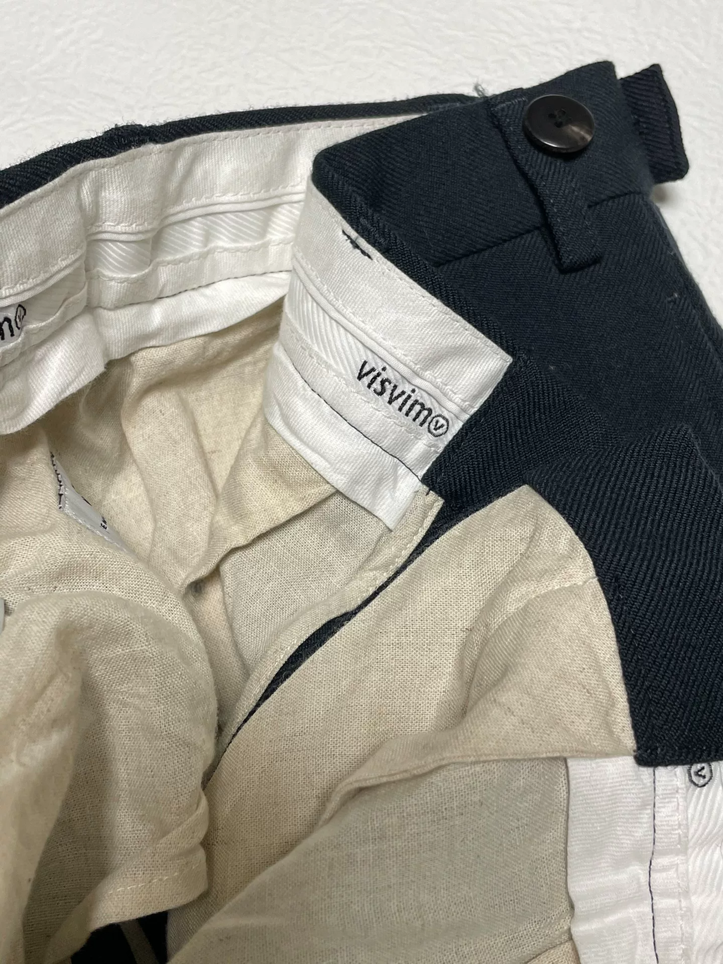 Visvim High-Water Wool Cropped Pants — front
