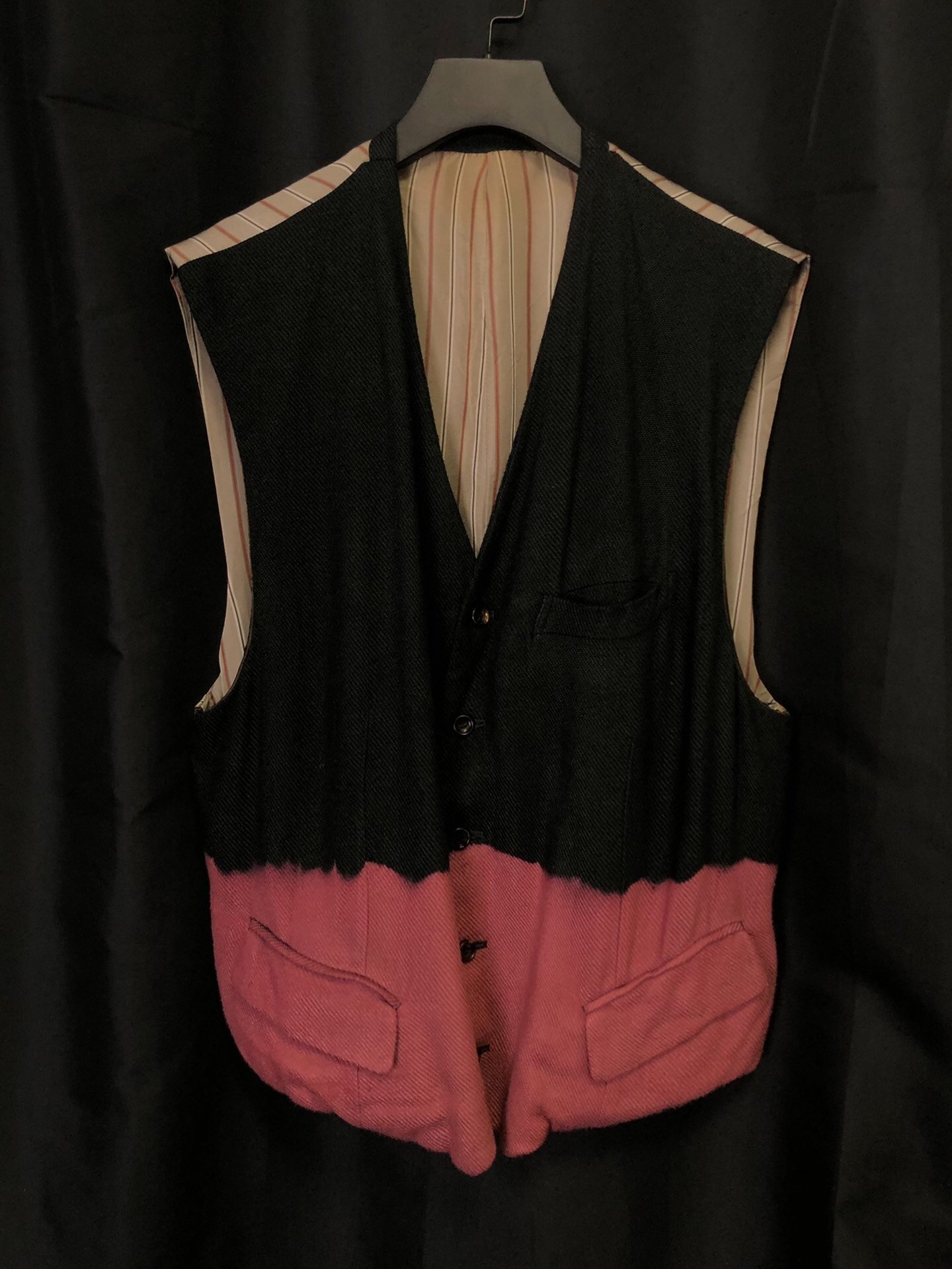Comme des Garçons 93AW Color-Blocked Vest — front