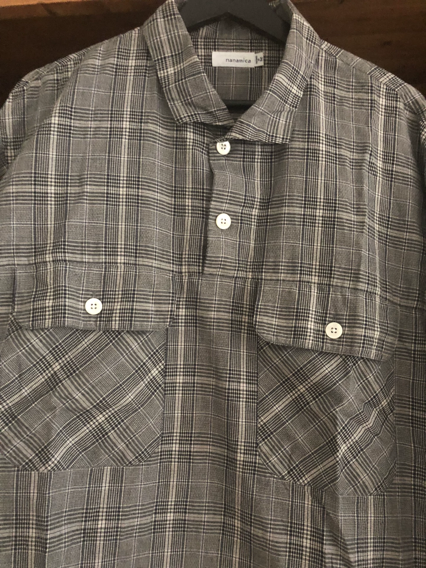 Nanamica 20AW Plaid Oversized Coat — back