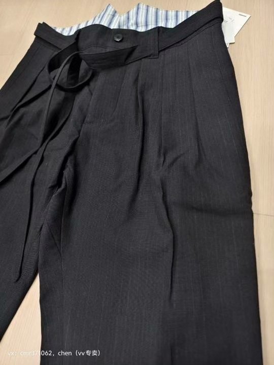 visvim kakama banded wool pants — label