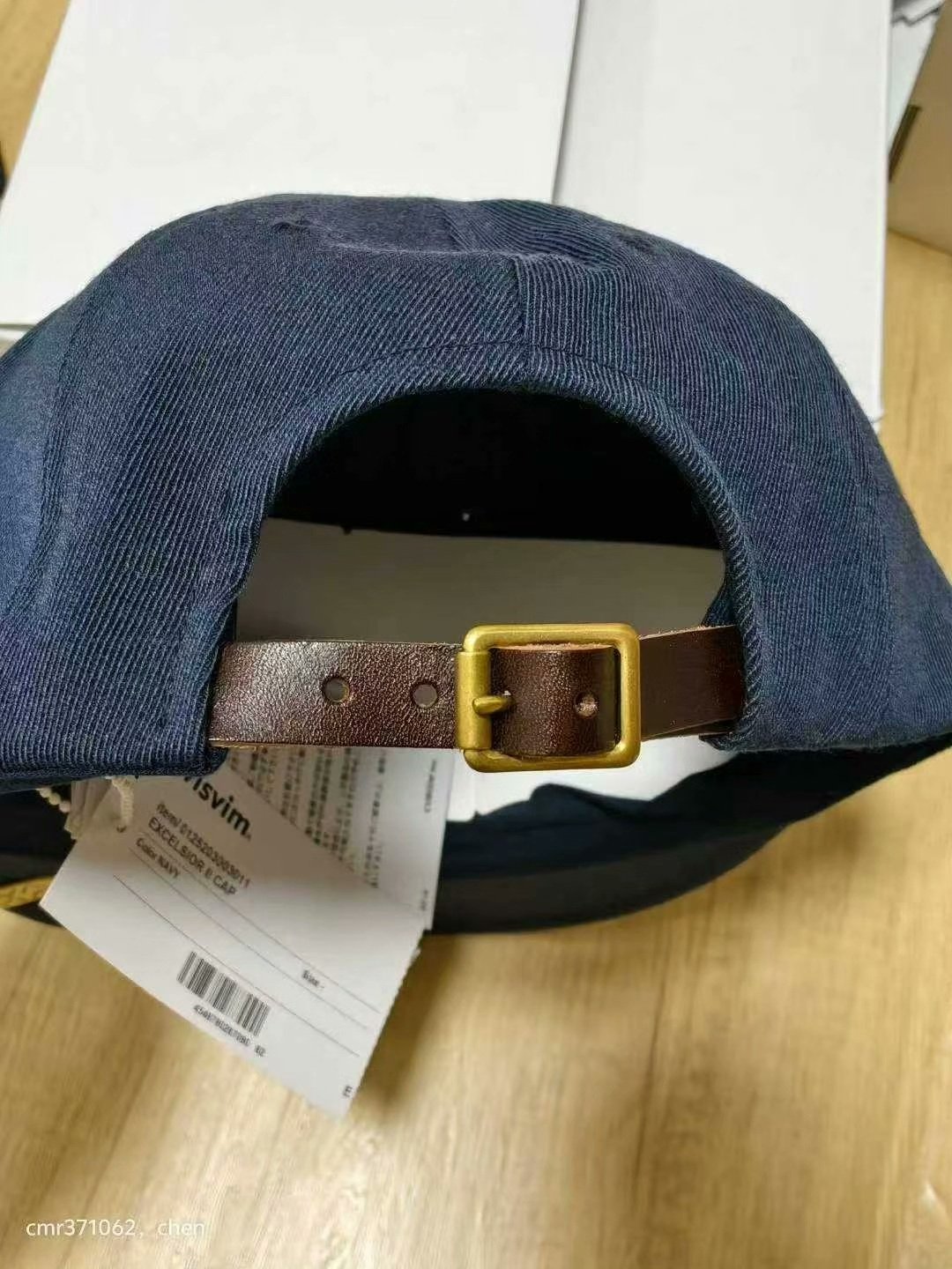 VISVIM 25AW EXCELSIOR II CAP — label