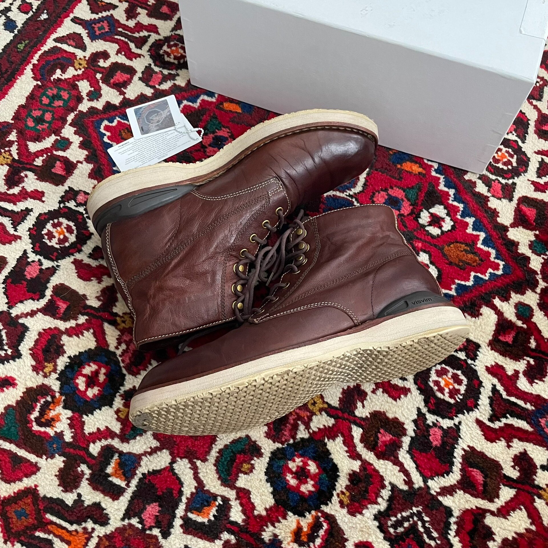 visvim 16aw Virgil Folk Boots — label