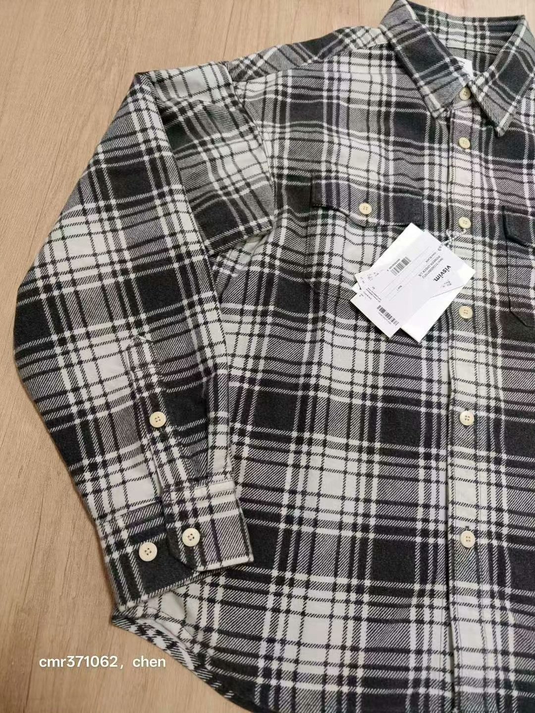 VISVIM 24AW PIONEER CHECK L/S — back