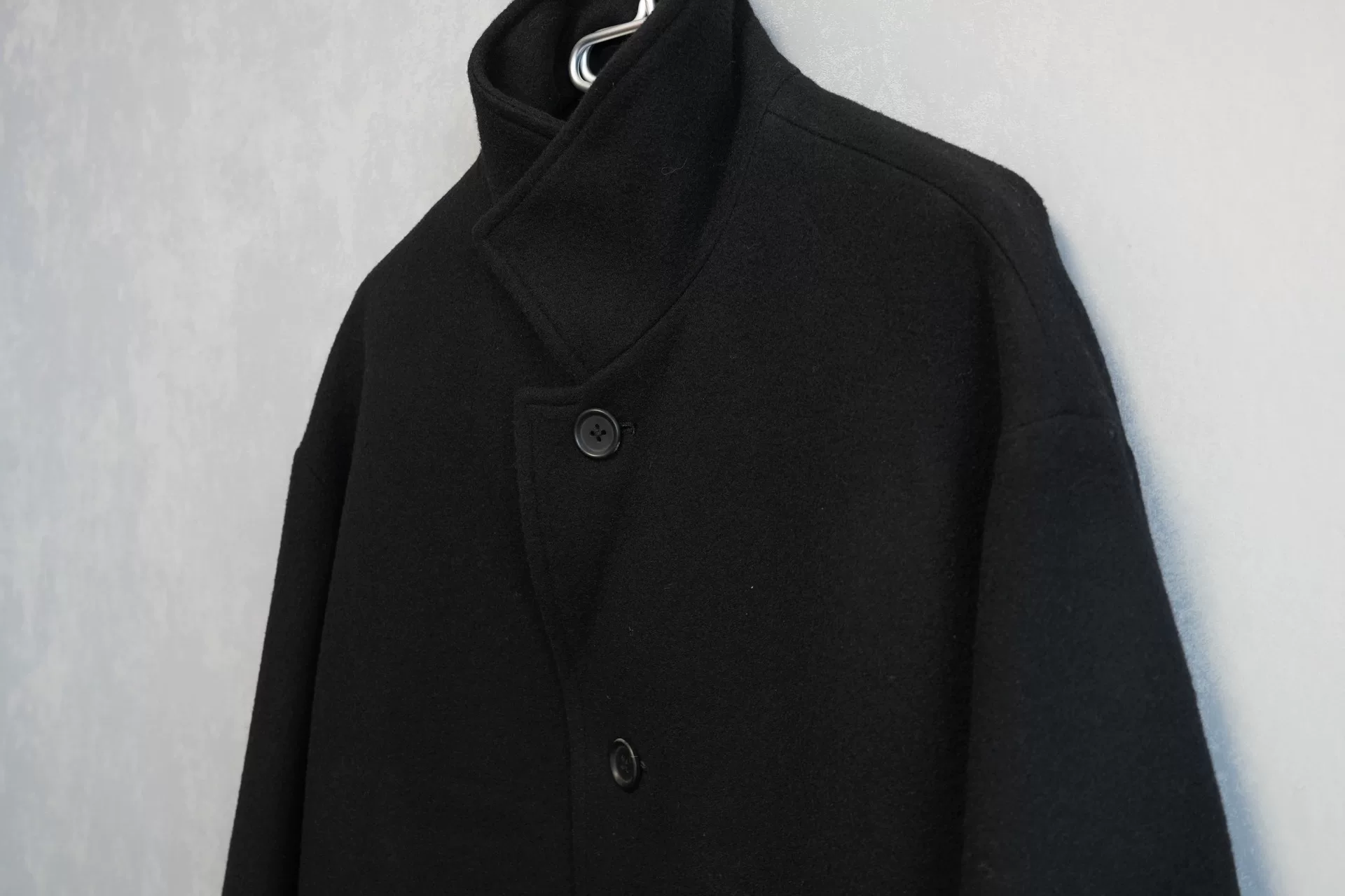 Yohji Yamamoto 23AW 5-Button Stand Collar Jacket — back