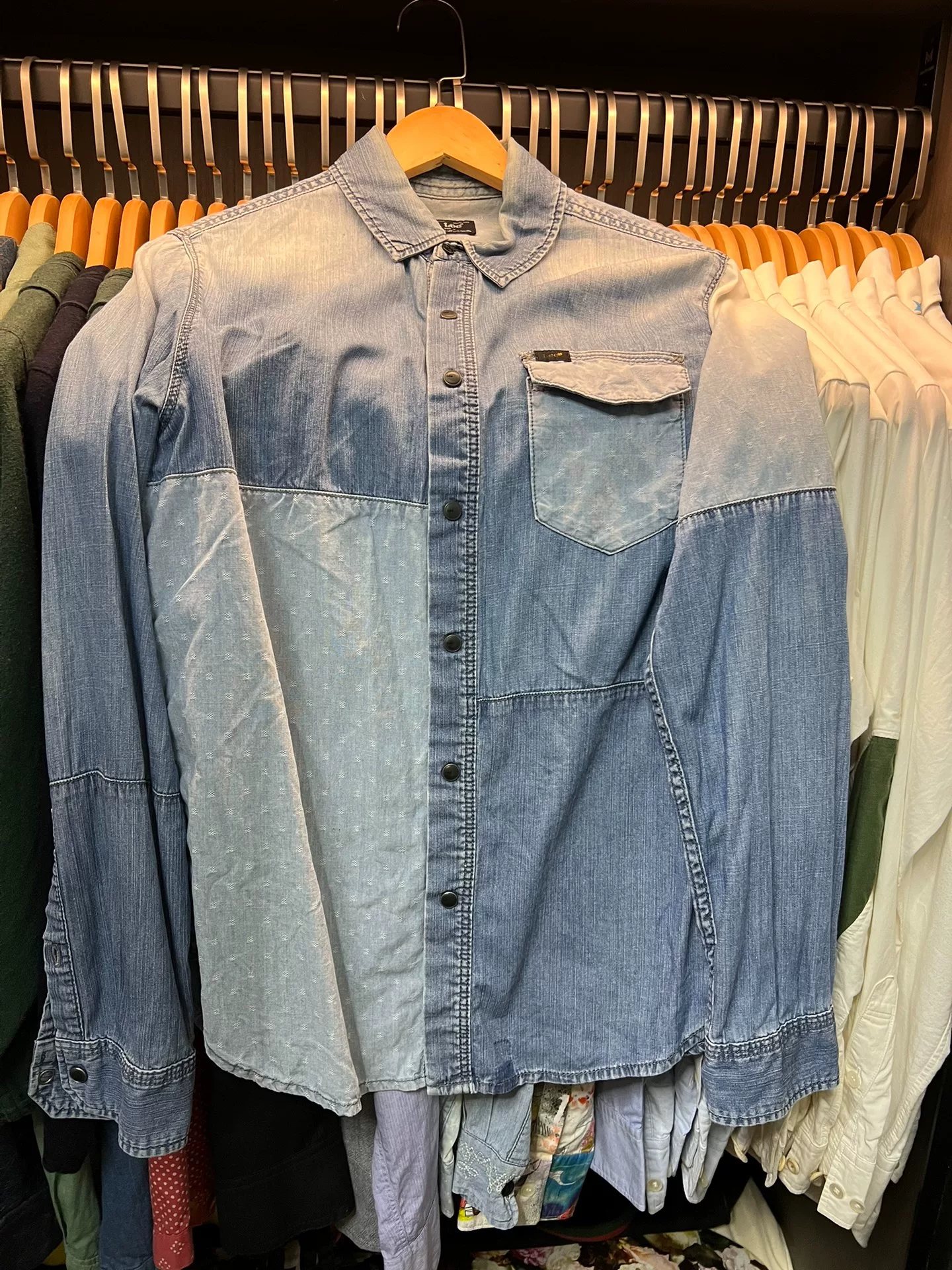 Lee Denim Patchwork Shirt