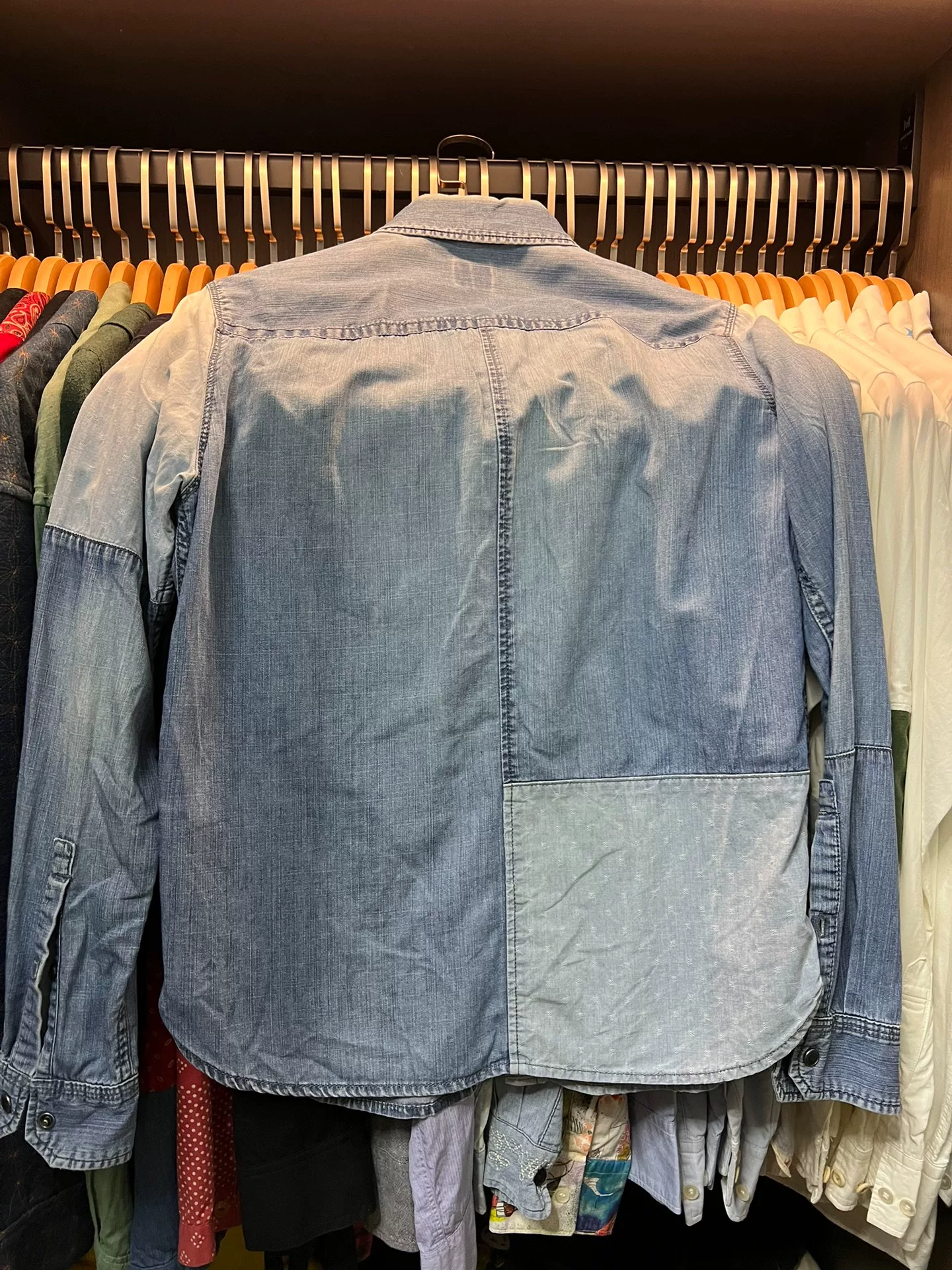 Lee Denim Patchwork Shirt — front