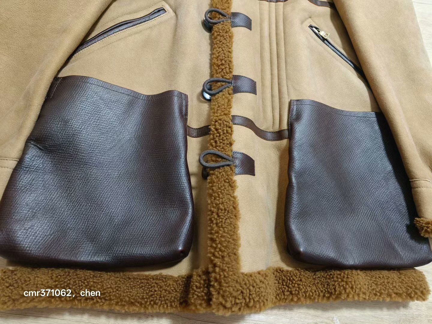 VISVIM 18AW Hudson Fur-Lined Jacket — detail