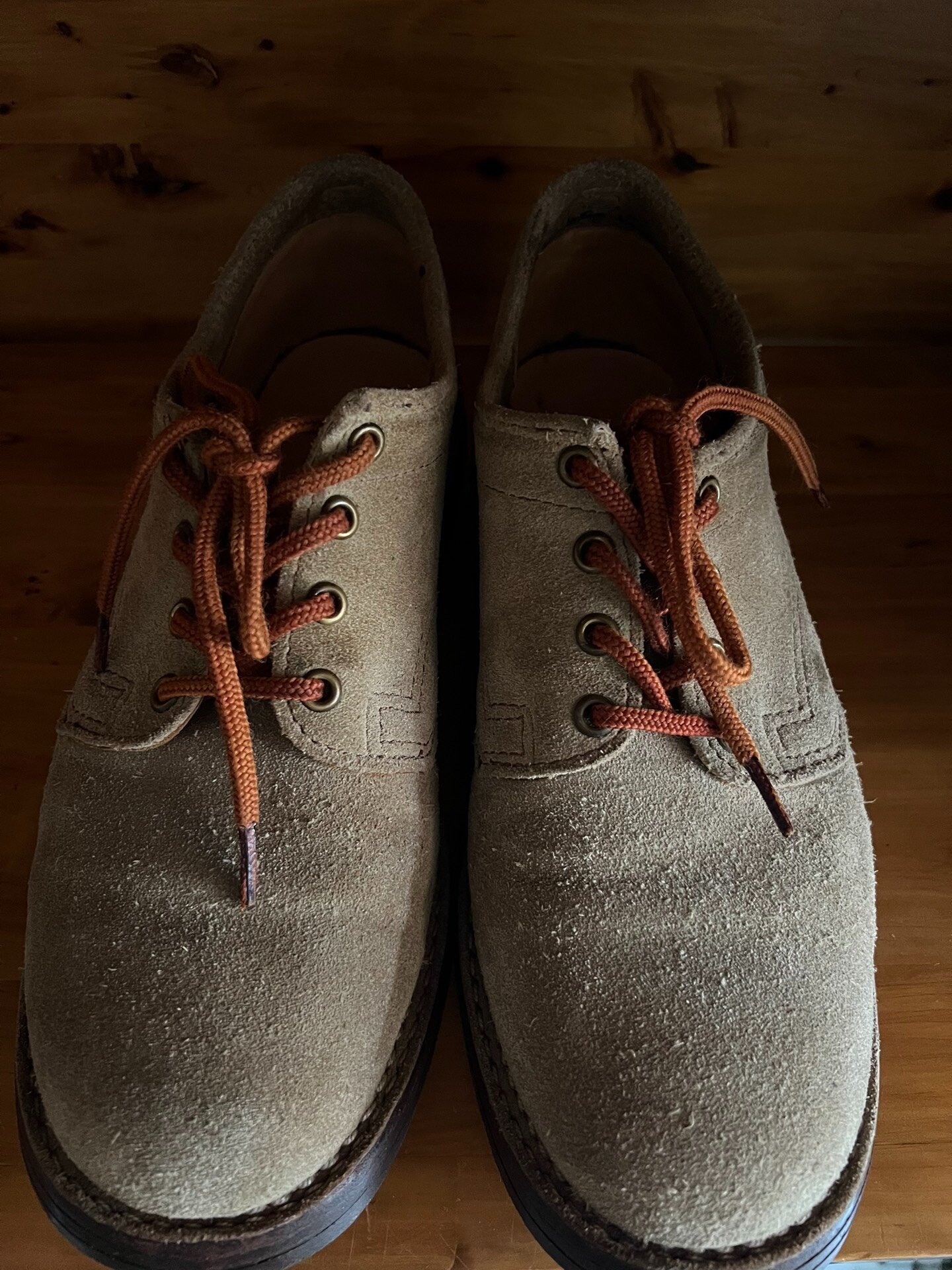Wesco JH Classics Suede Low-Top Work Boots — label
