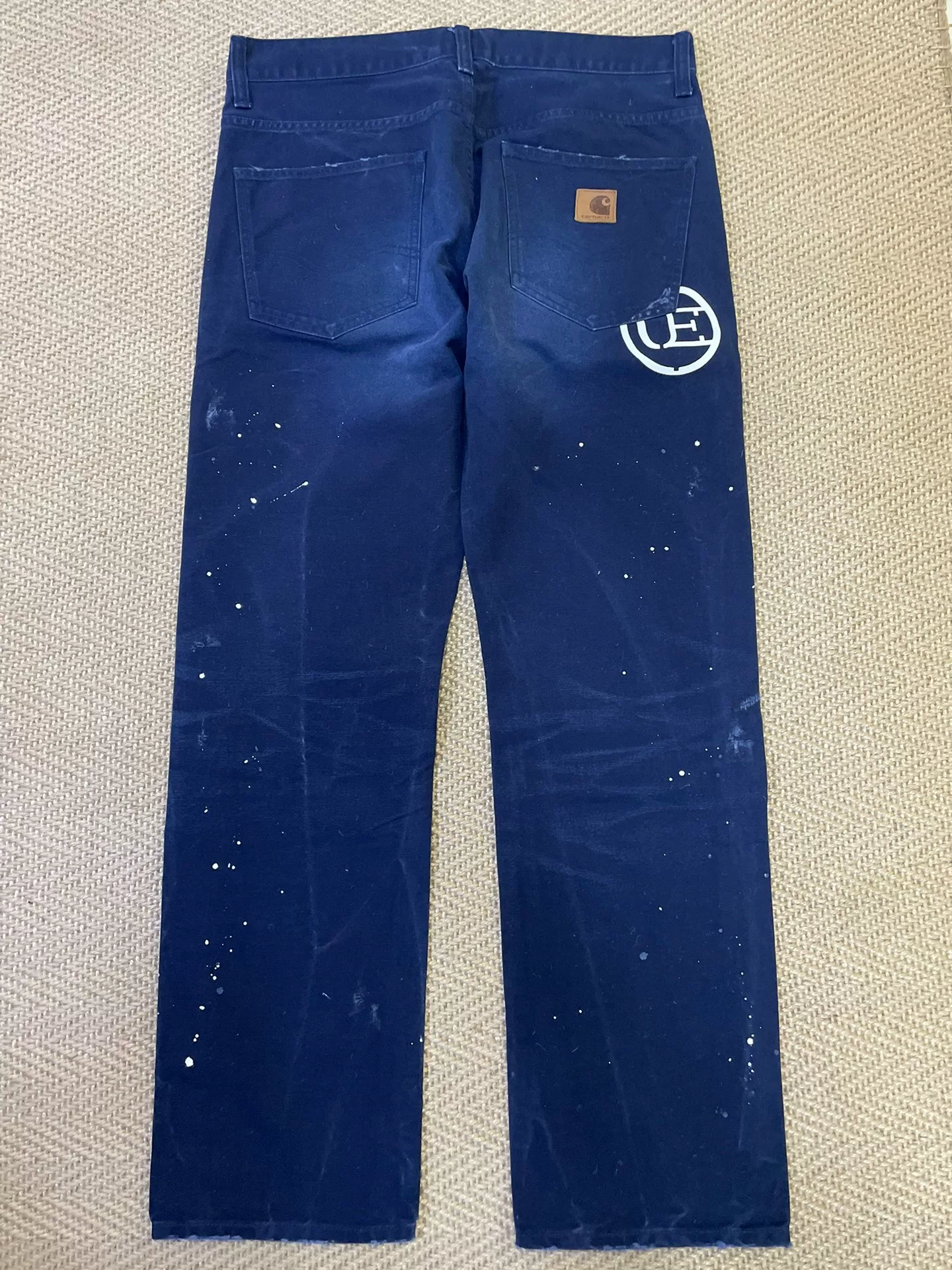 UE x Carhartt Damaged Casual Pants — front