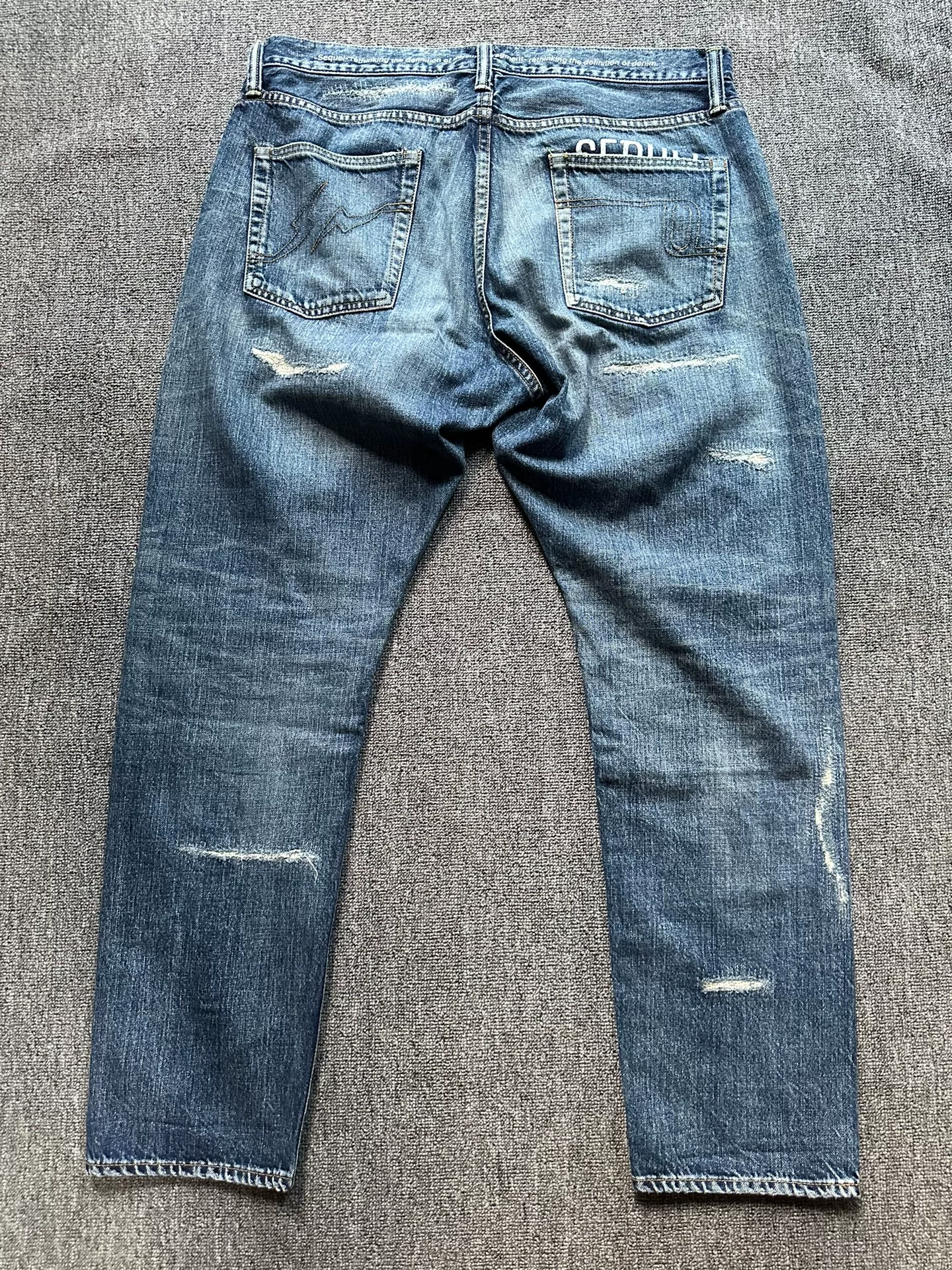 Hiroshi Fujiwara Fragment Design Jeans — back
