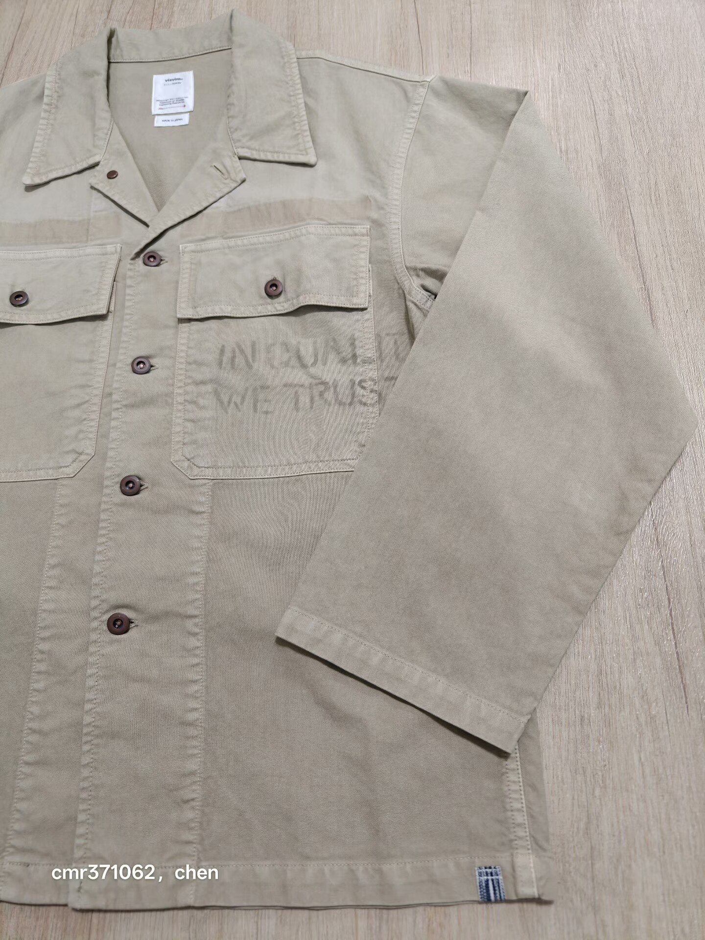 VISVIM 22SS CARDWELL SHIRT L/S — detail