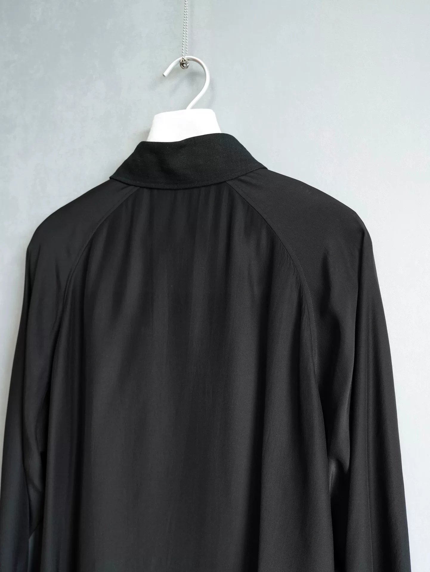 Yohji Yamamoto 24SS Dog Print Silk Shirt — label