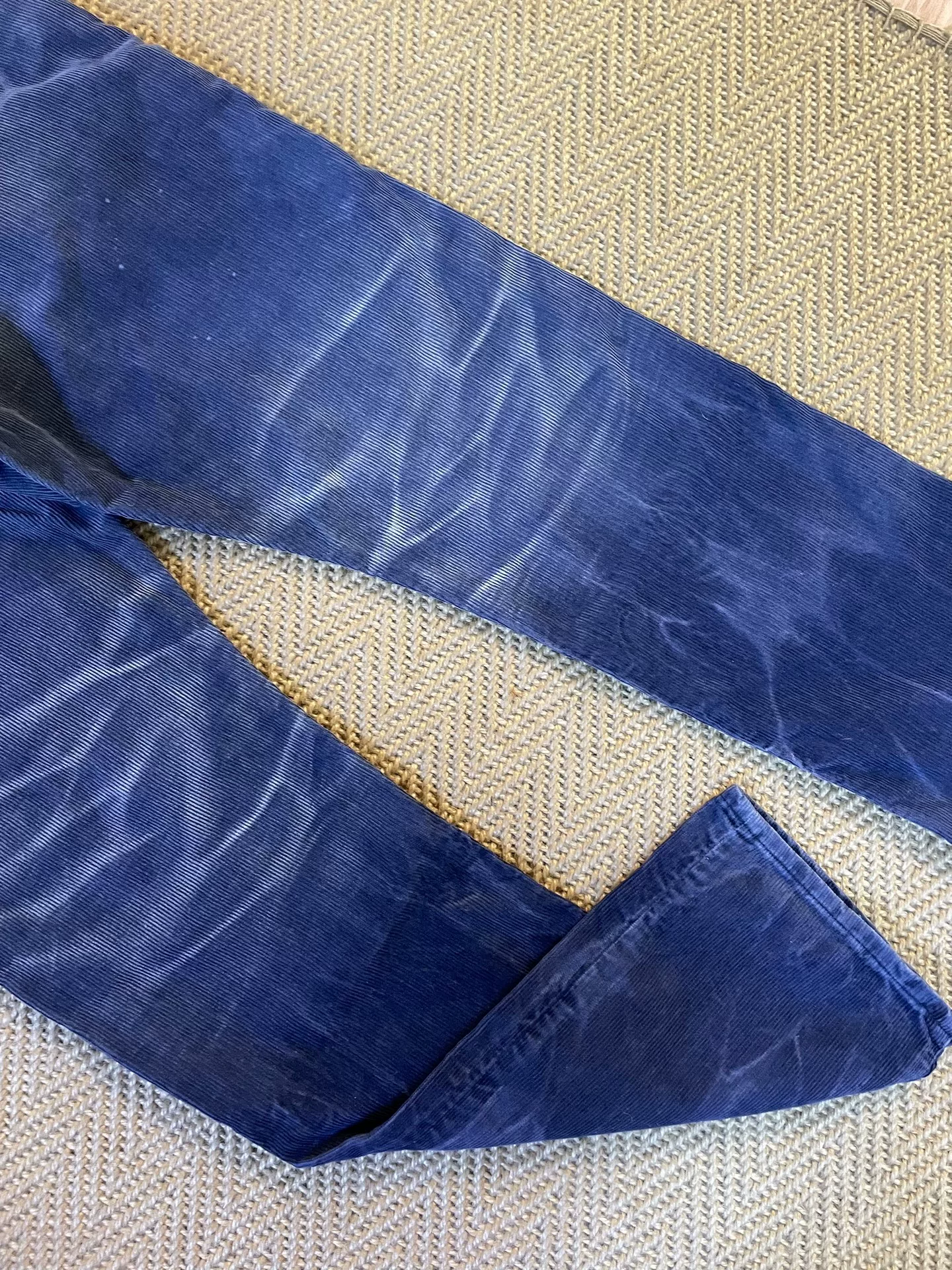 Vanquish Fragment Distressed Corduroy Pants — label