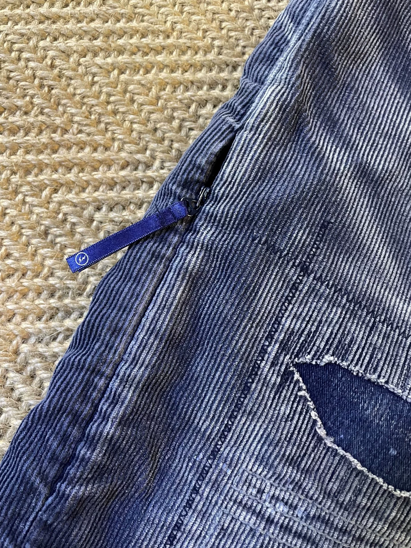 Vanquish Fragment Distressed Corduroy Pants — back