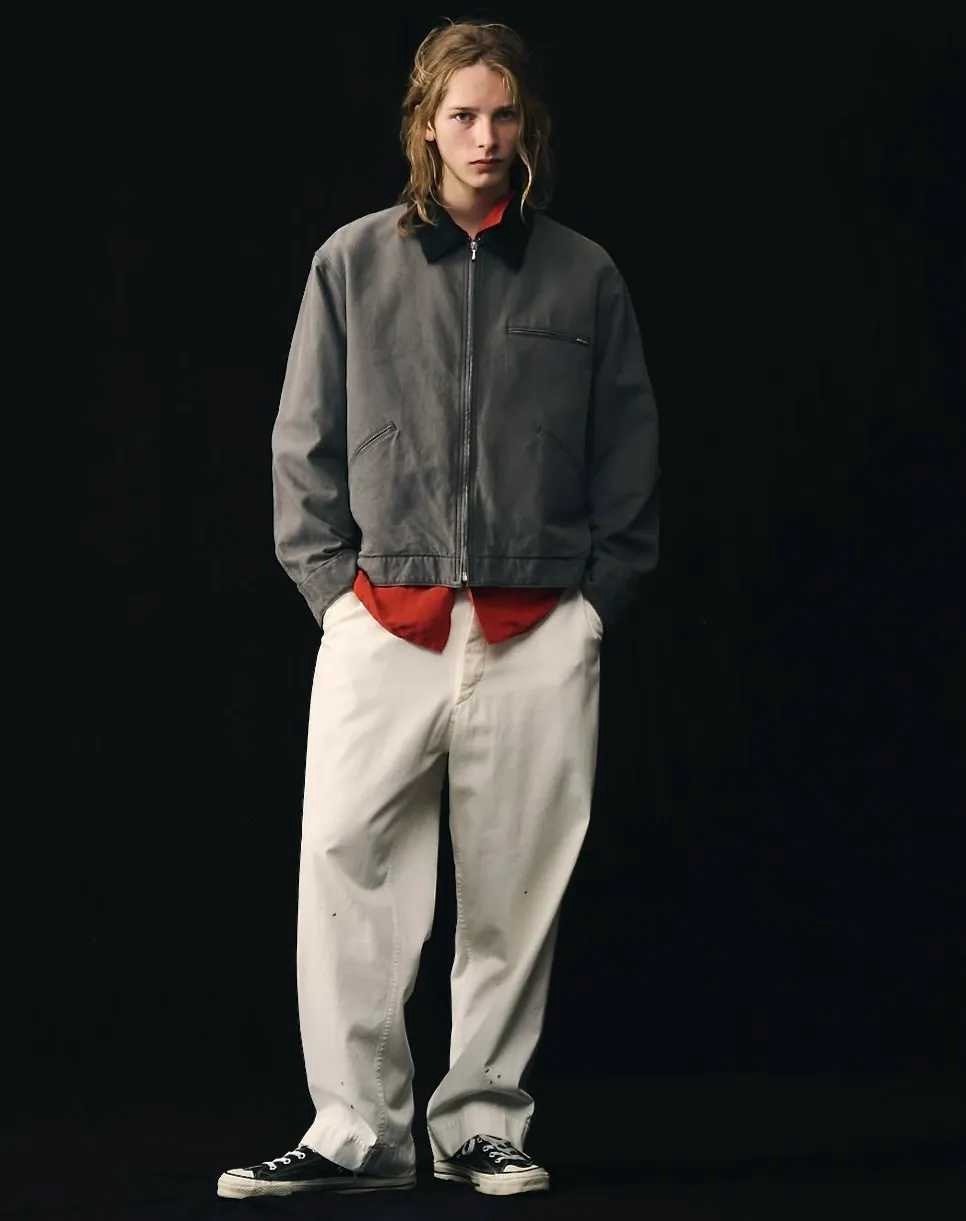 A.PRESSE Silk Cotton Detroit Jacket