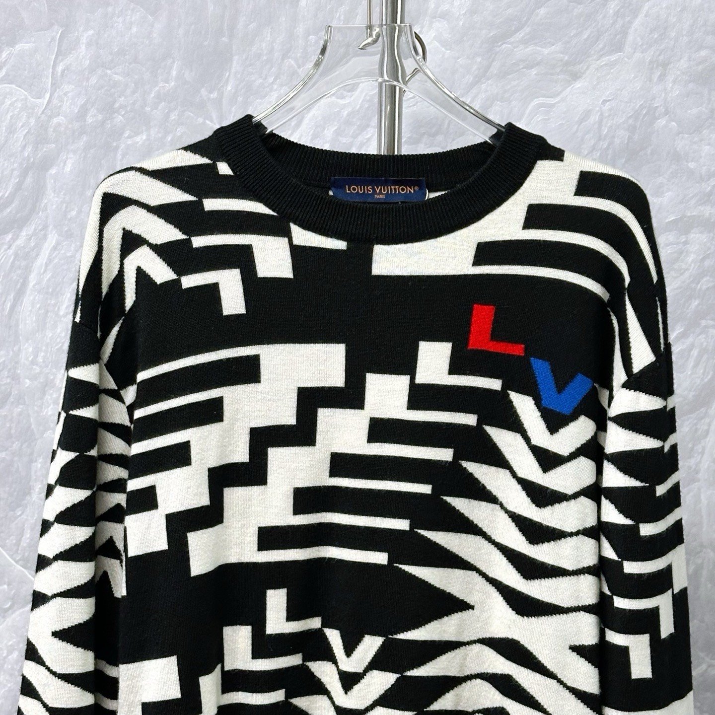 Louis Vuitton SS24 Ski Striped Knit Sweater — front