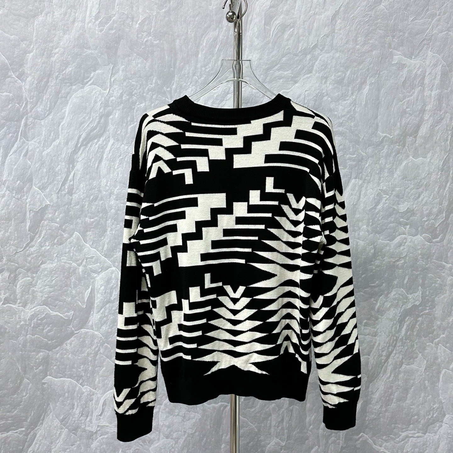 Louis Vuitton SS24 Ski Striped Knit Sweater — detail